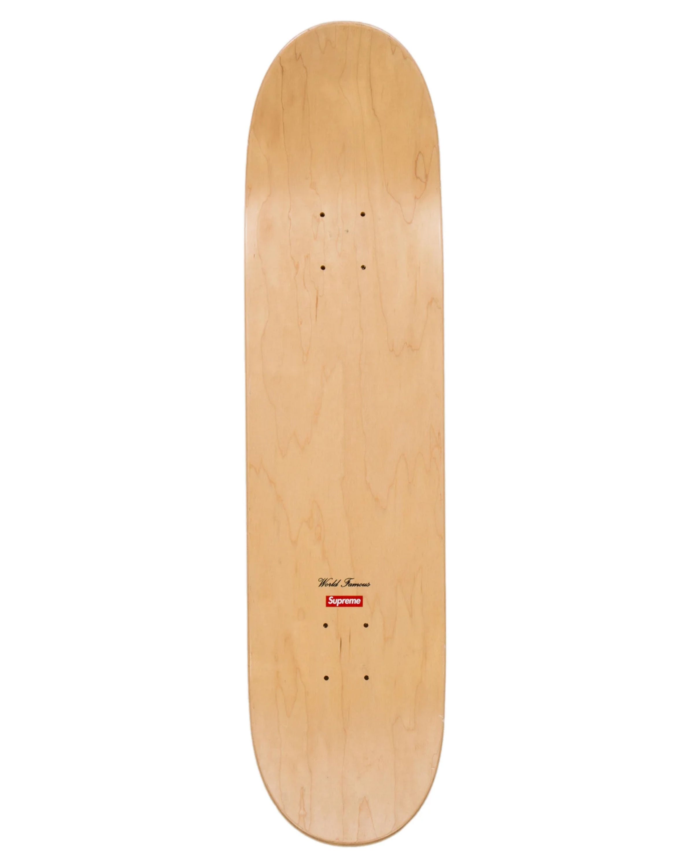 2013 Supreme Silver Bling Box Logo Skateboard Deck - Limited Edition for Collectors & Skaters | Perfect for Street Skating, Collecting & Display
