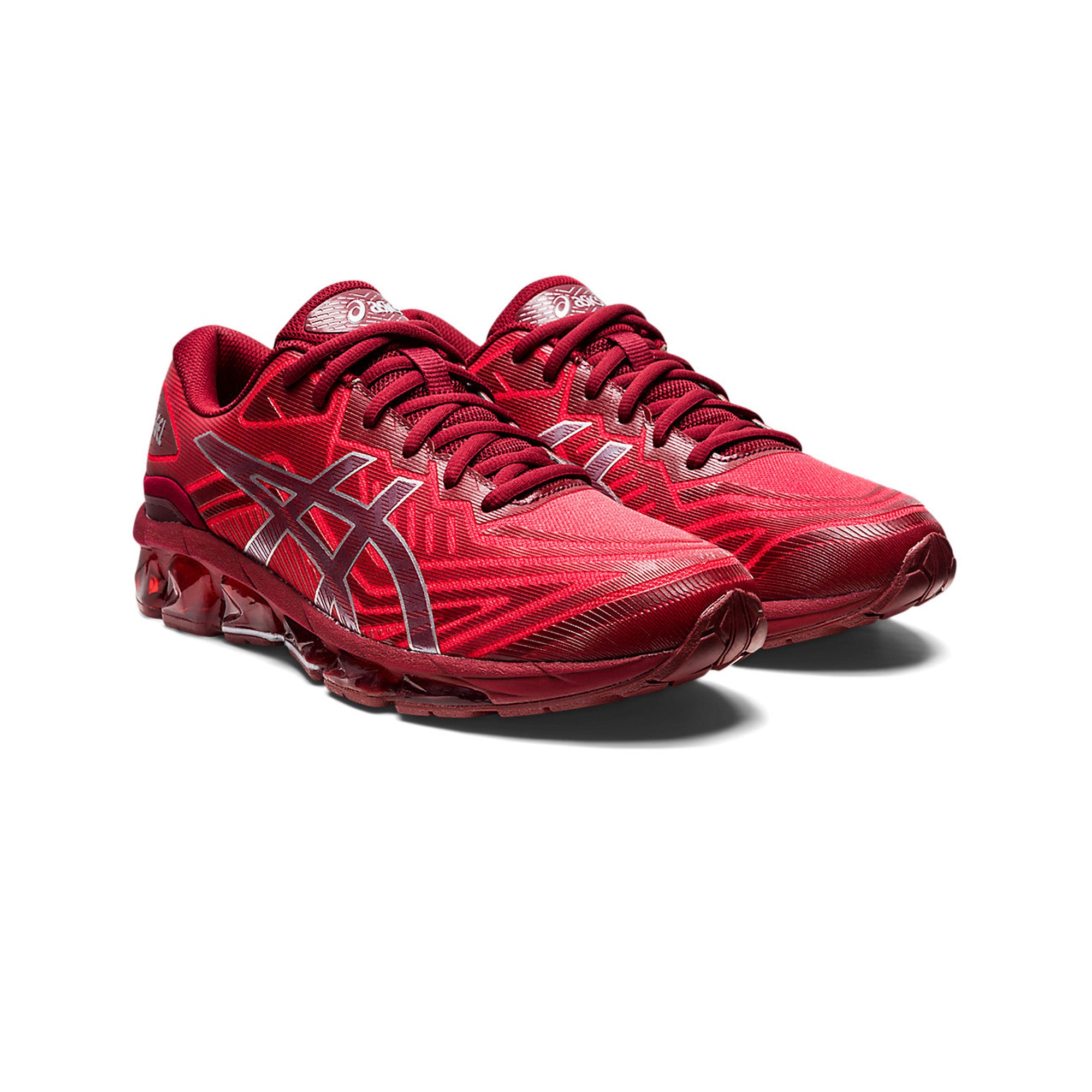 ASICS Gel Quantum 360 VII Knit Running Shoes for Men - Classic Red/Black | Comfortable Cushioned Sneakers for Jogging, Gym Workouts & Daily Walking