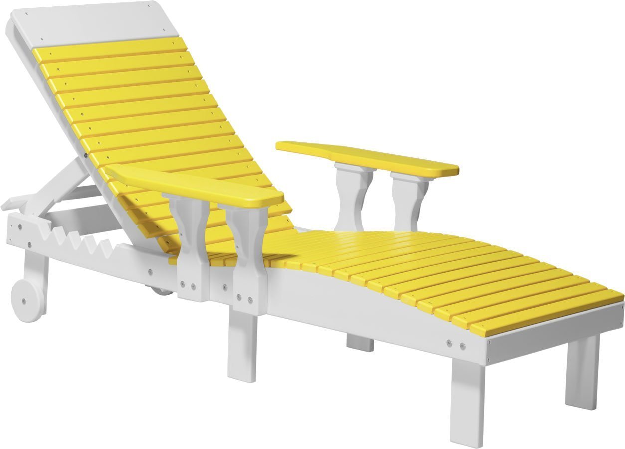 Yellow on White