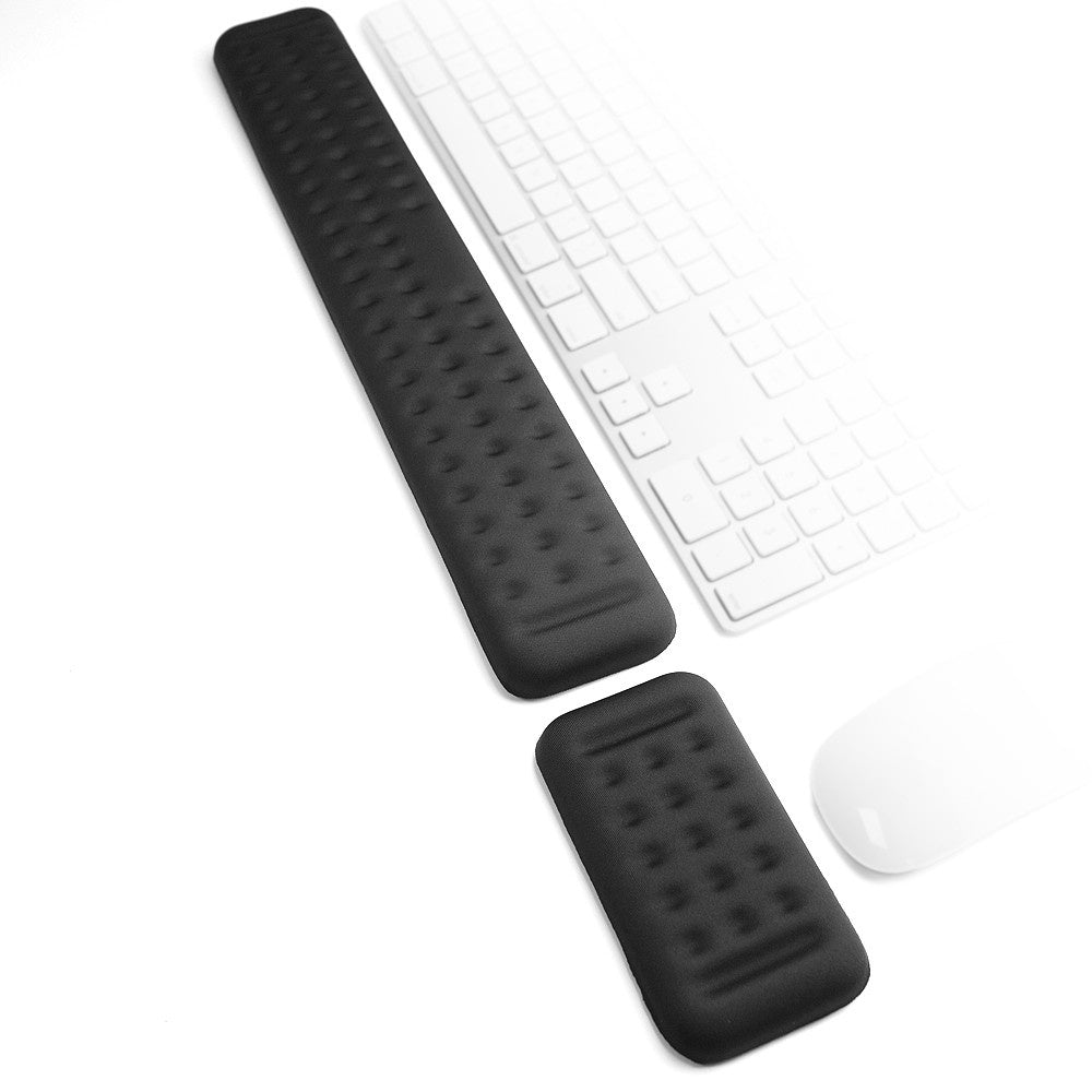 Vaydeer Ergonomic Memory Foam Mouse & Keyboard Wrist Rest - Comfort Support for Gaming, Typing & Office Work - Reduce Wrist Pain & Fatigue for PC, Laptop Users