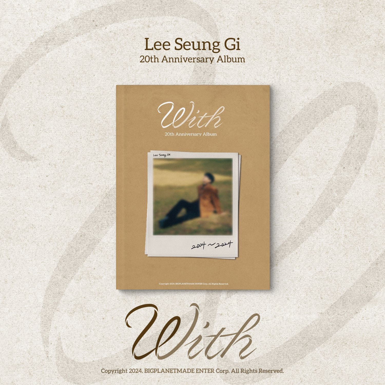 LEE SEUNG GI 20TH ANNIVERSARY ALBUM 'WITH' - K-Pop CD + Photobook - Perfect for Fans, Collectors & Gift Giving (Birthday, Anniversary, K-Pop Party)