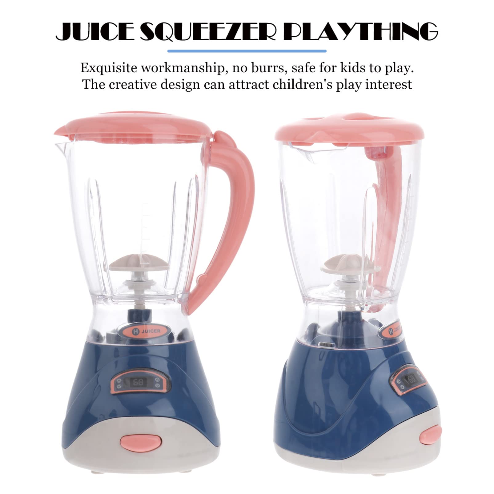 Kids Pretend Kitchen Toy - Electric Fruit Juicer for Home Decor & Play