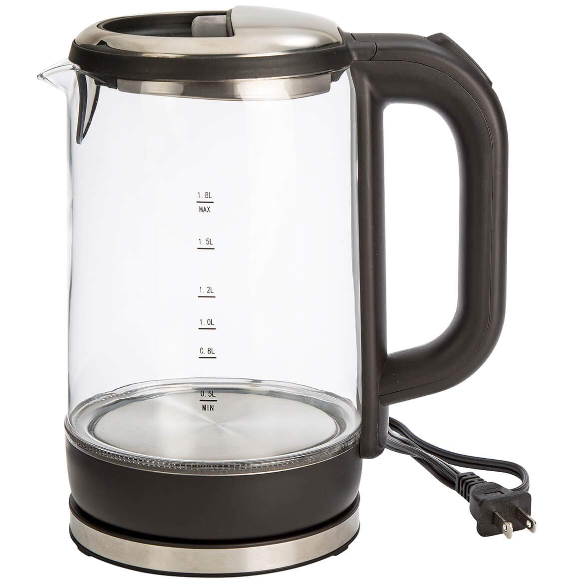HMP Fast Boiling Electric Water Kettle - 1.7L Stainless Steel Cordless Tea Kettle with Auto Shut-Off & Boil-Dry Protection - Perfect for Home, Office, Dorm & Travel Use