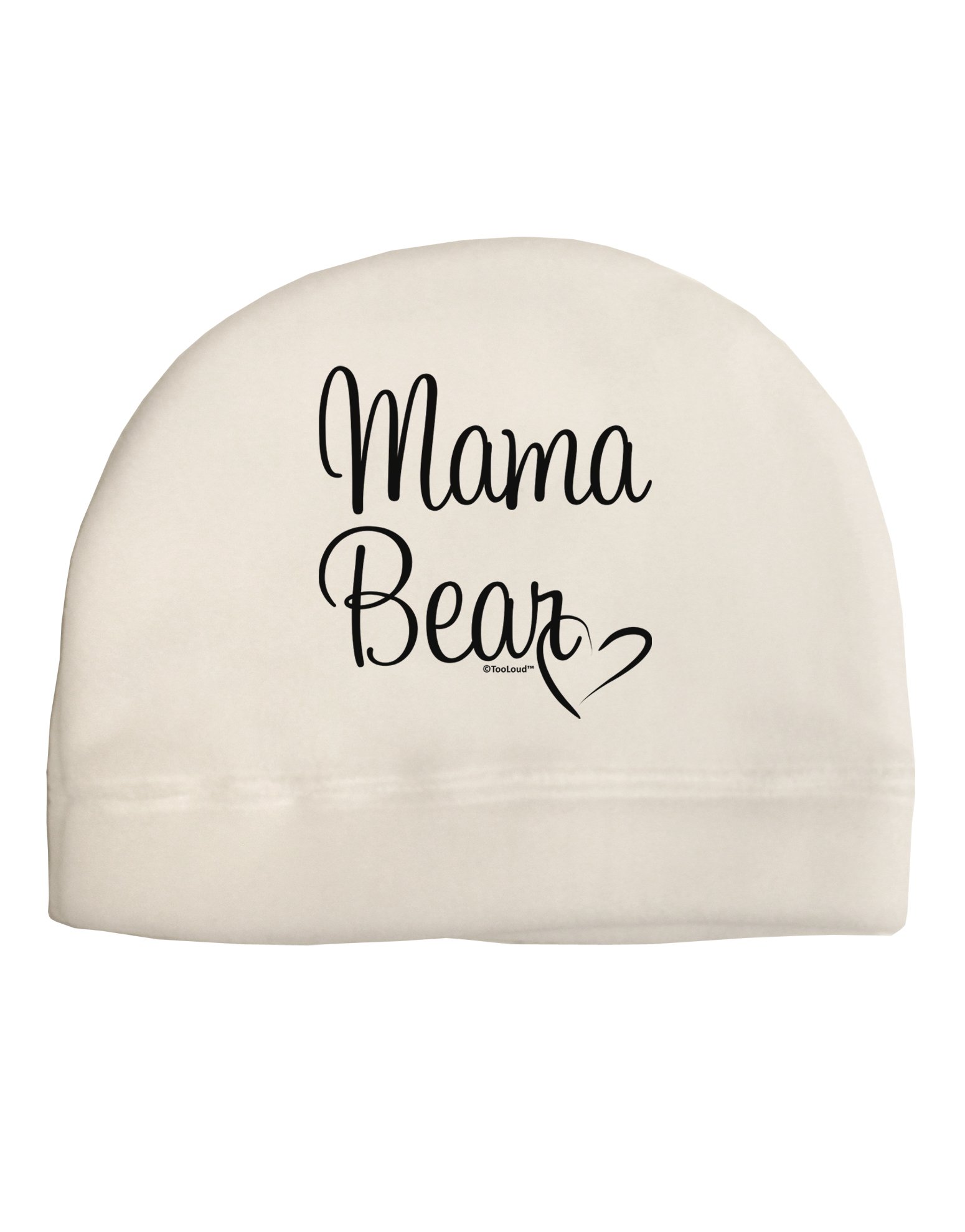 TOOLOUD Mama Bear with Heart Fleece Beanie Hat - Cute Animal Design Winter Hat for Kids & Toddlers - Perfect for Outdoor Activities, Family Photos, and Cold Weather Protection