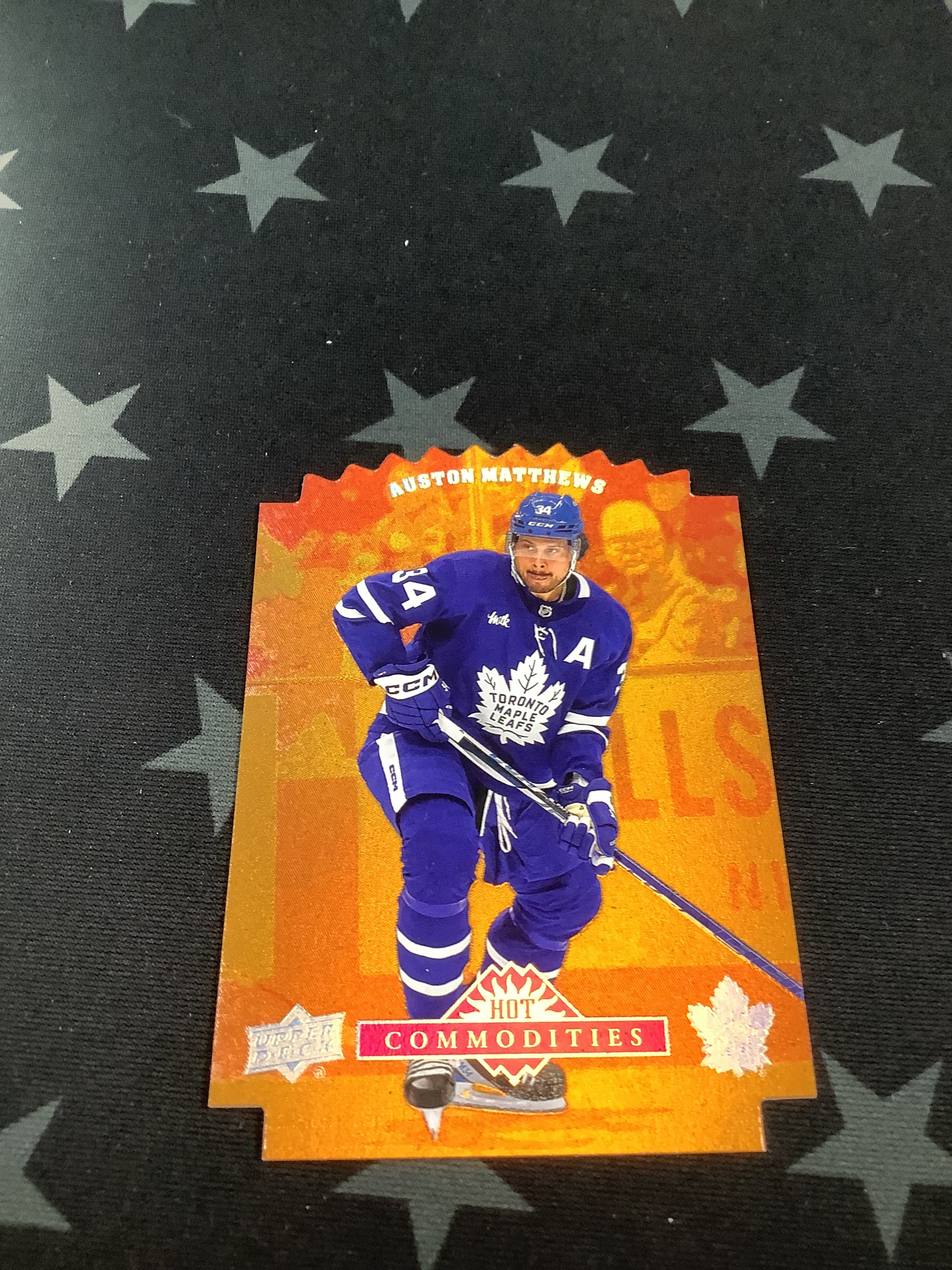 2024 Upper Deck Auston Matthews Hot Commodities Promo Hockey Card #HC3 - Collectible Sports Memorabilia for NHL Fans & Card Enthusiasts