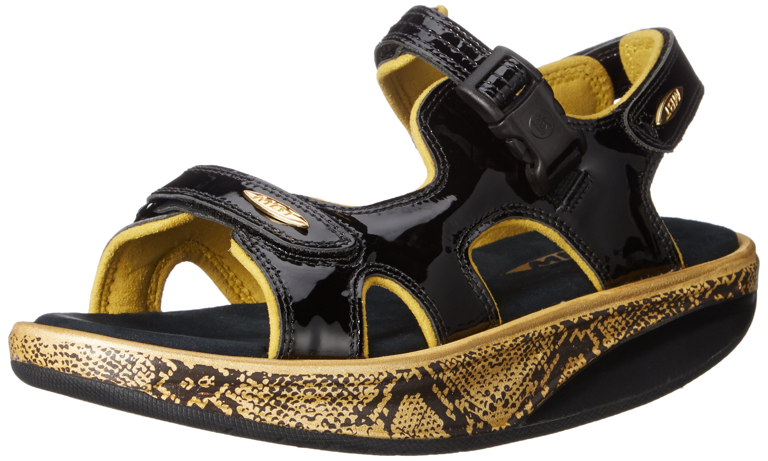MBT Women's Kisumu 3S Rocker Bottom Leather Sandals - Comfortable Arch Support for Walking, Work & Travel - Casual Summer Footwear for Women