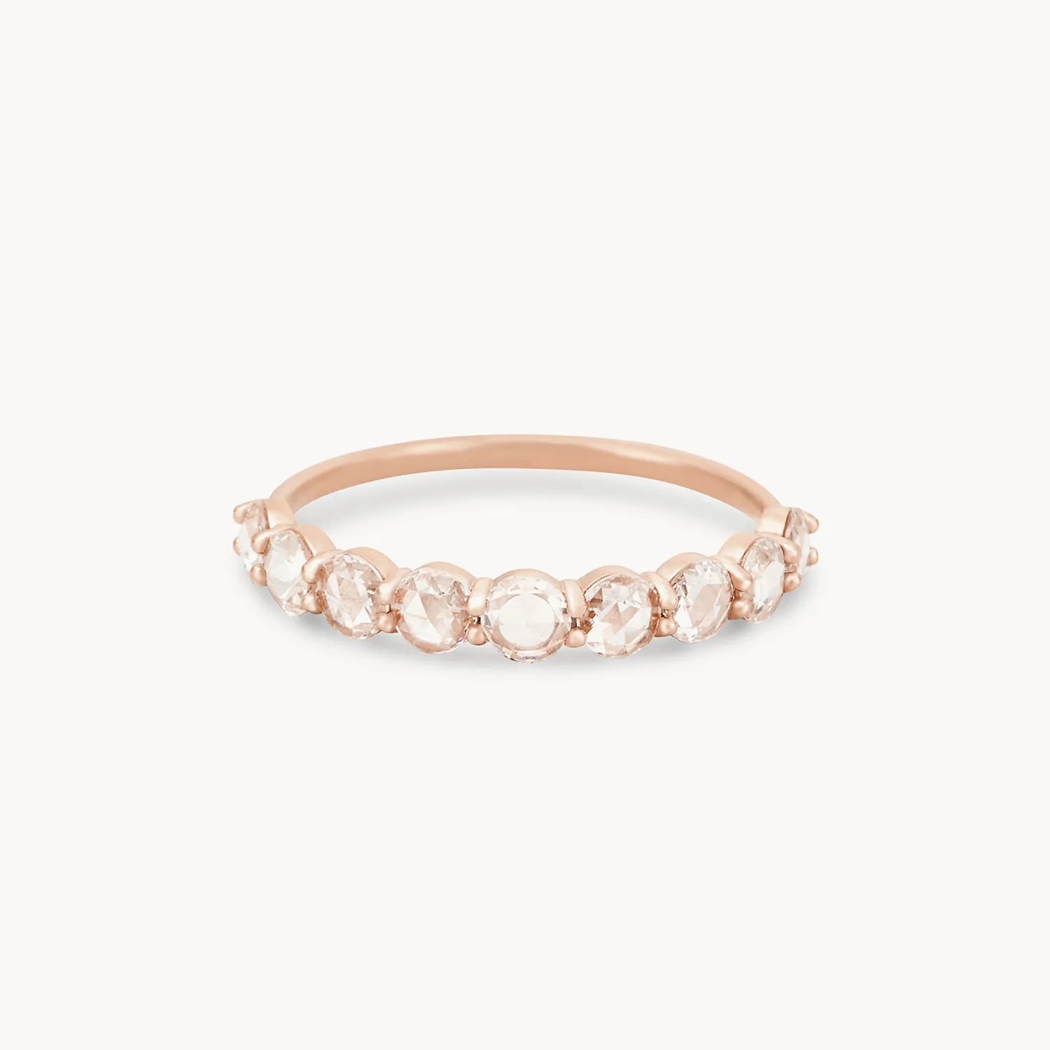 14K Rose Gold Moonglade Ring – Elegant & Dainty Women's Jewelry for Engagement, Wedding, Anniversary & Everyday Wear