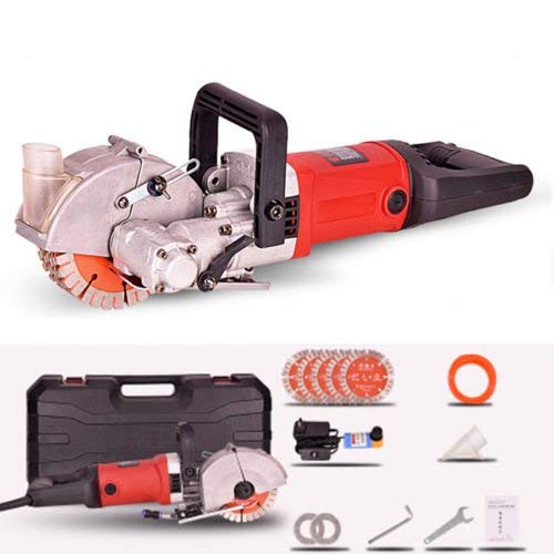 4000W Electric Wall Groove Cutter - Concrete & Brick Wall Chaser with 40mm Cutting Depth | Professional Slotting Machine for DIY & Construction | Perfect for Electrical Wiring, Plumbing & HVAC Installation