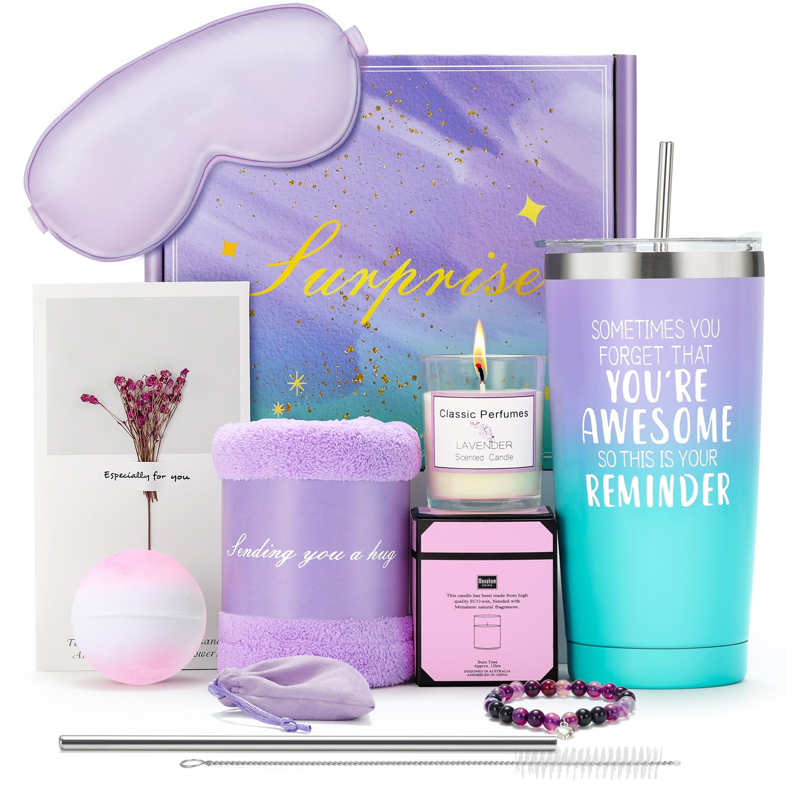 Unique Gift Box for Women - Birthday, Christmas & Mother's Day Presents | Thoughtful Gift Basket for Mom, Best Friend & Sister | Perfect for Special Occasions & Surprise Deliveries