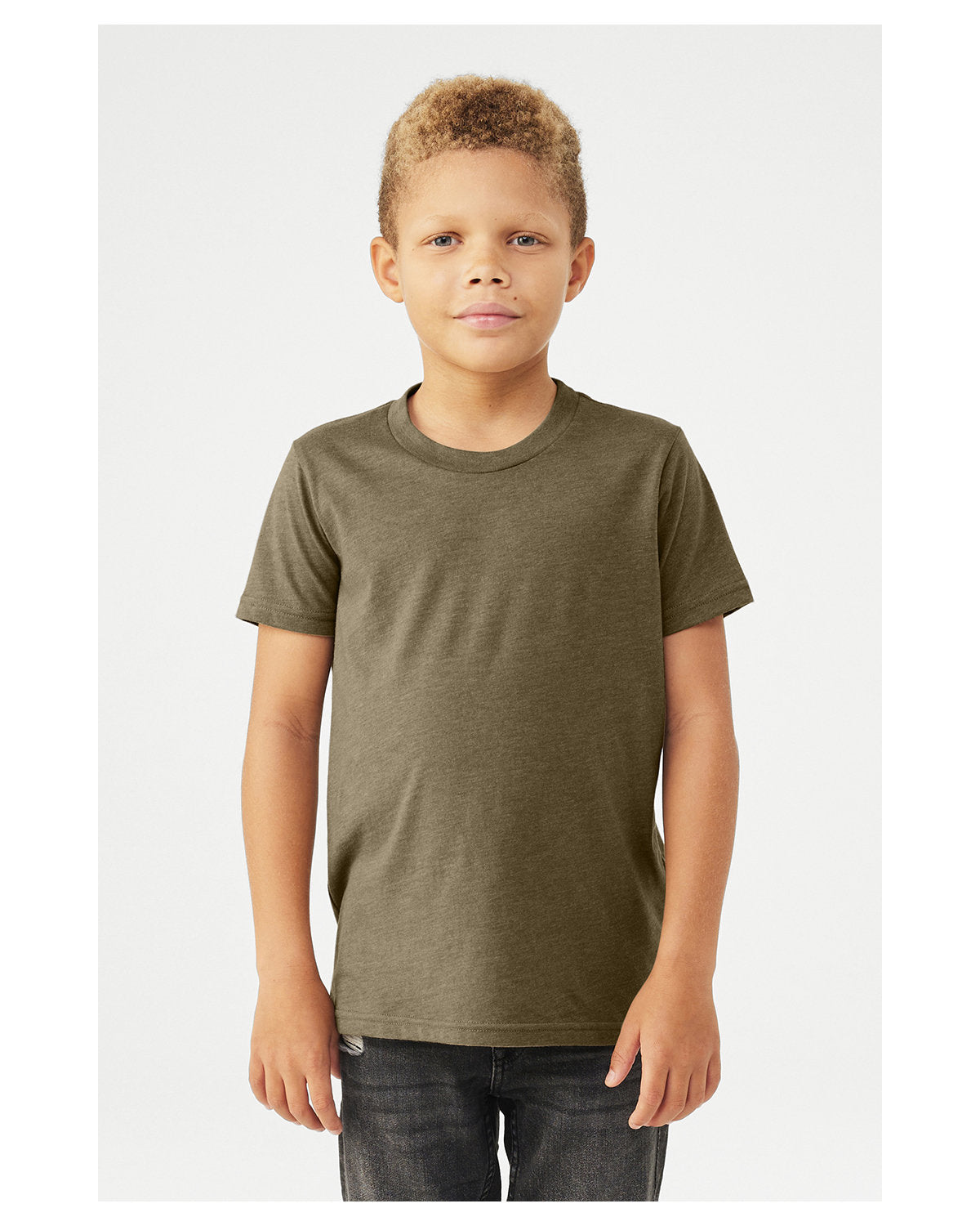 Bella + Canvas 3001YCV Youth CVC Jersey T-Shirt - Soft Cotton Blend Tee for Kids & Teens - Perfect for School, Sports & Everyday Wear