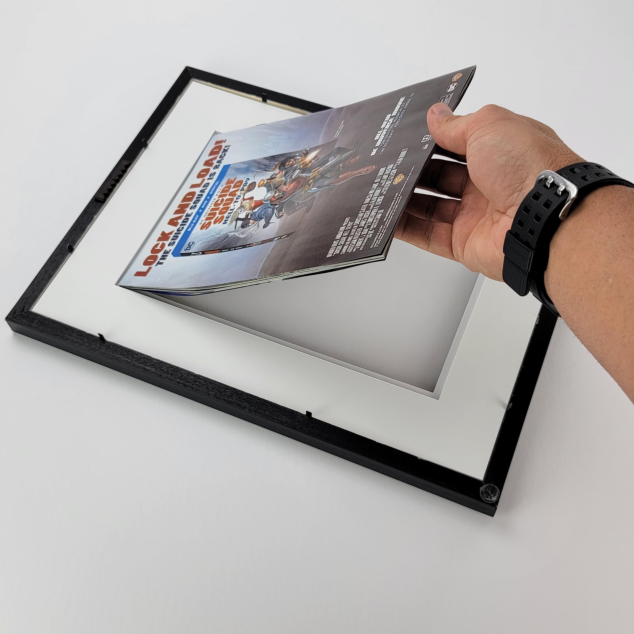 Premium Comic Book Display Frames - Set of 4 with UV Protection | Perfect for Collectibles, Home Decor & Gift Giving