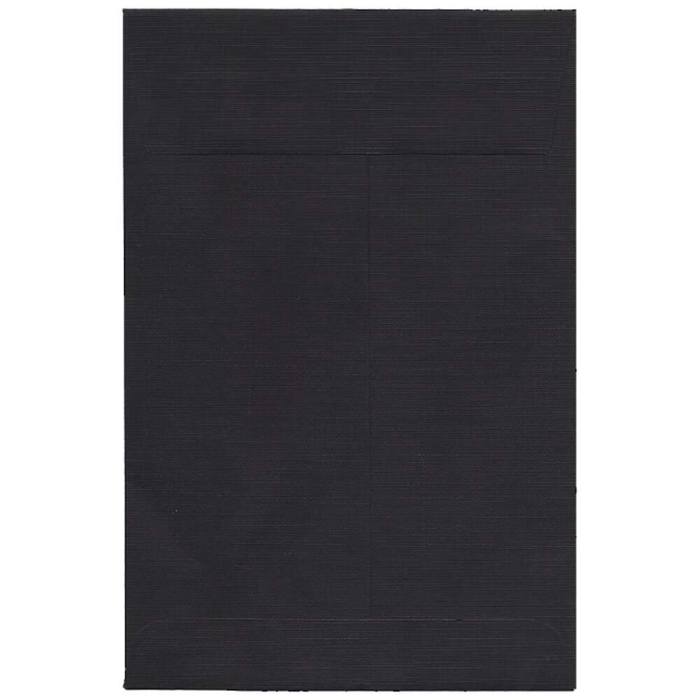 JAM PAPER 6x9 Open End Catalog Envelopes - 1000 Pack Bulk Business Mailing Envelopes for Invoices, Brochures & Documents - Black Office Supplies for Mailing, Filing & Organization