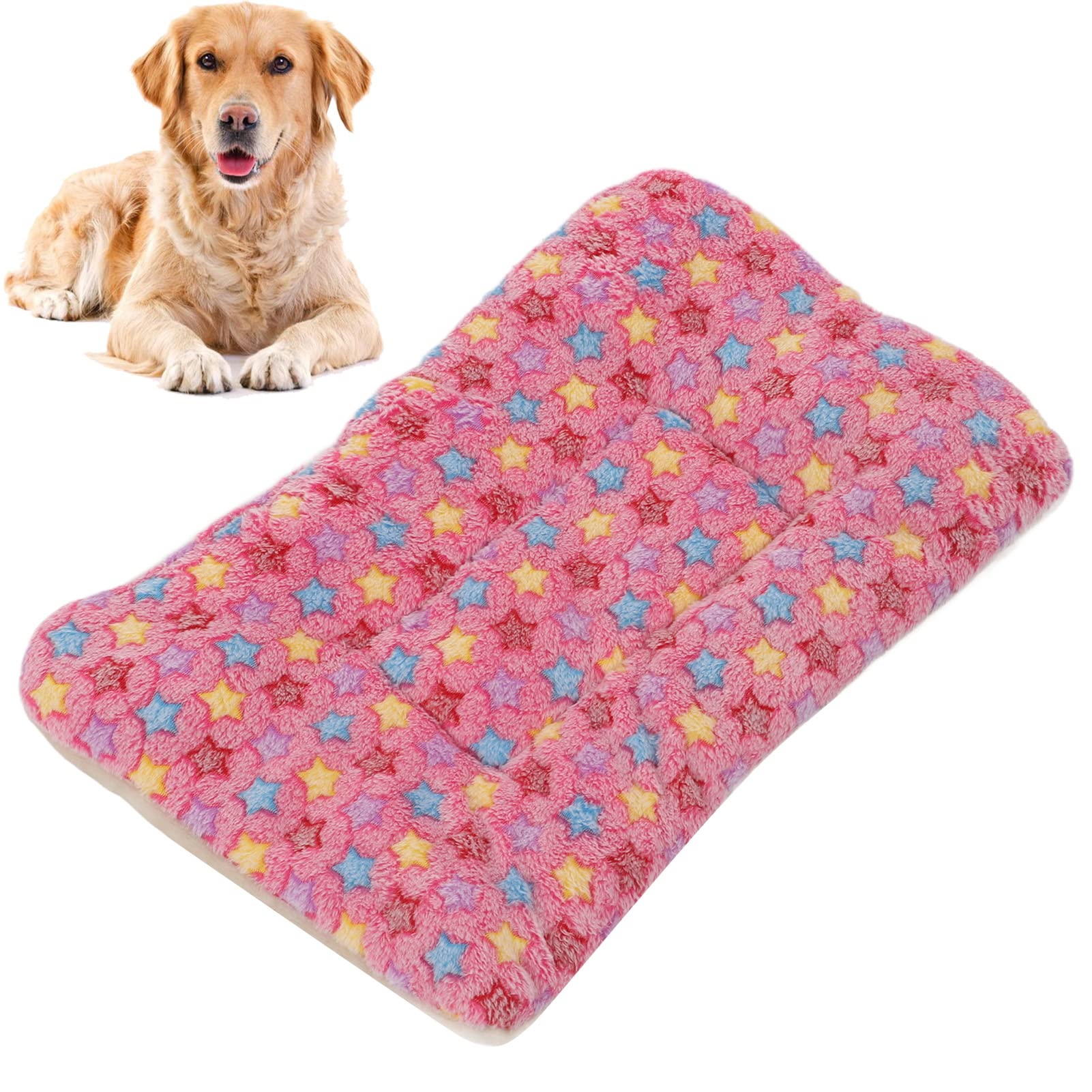 EVTSCAN Soft & Warm Flannel Pet Blanket for Dogs & Cats - Cozy Plaid Dog Bed Cushion for Large Breeds - Perfect for Winter Snuggling, Couch Lounging & Travel Comfort