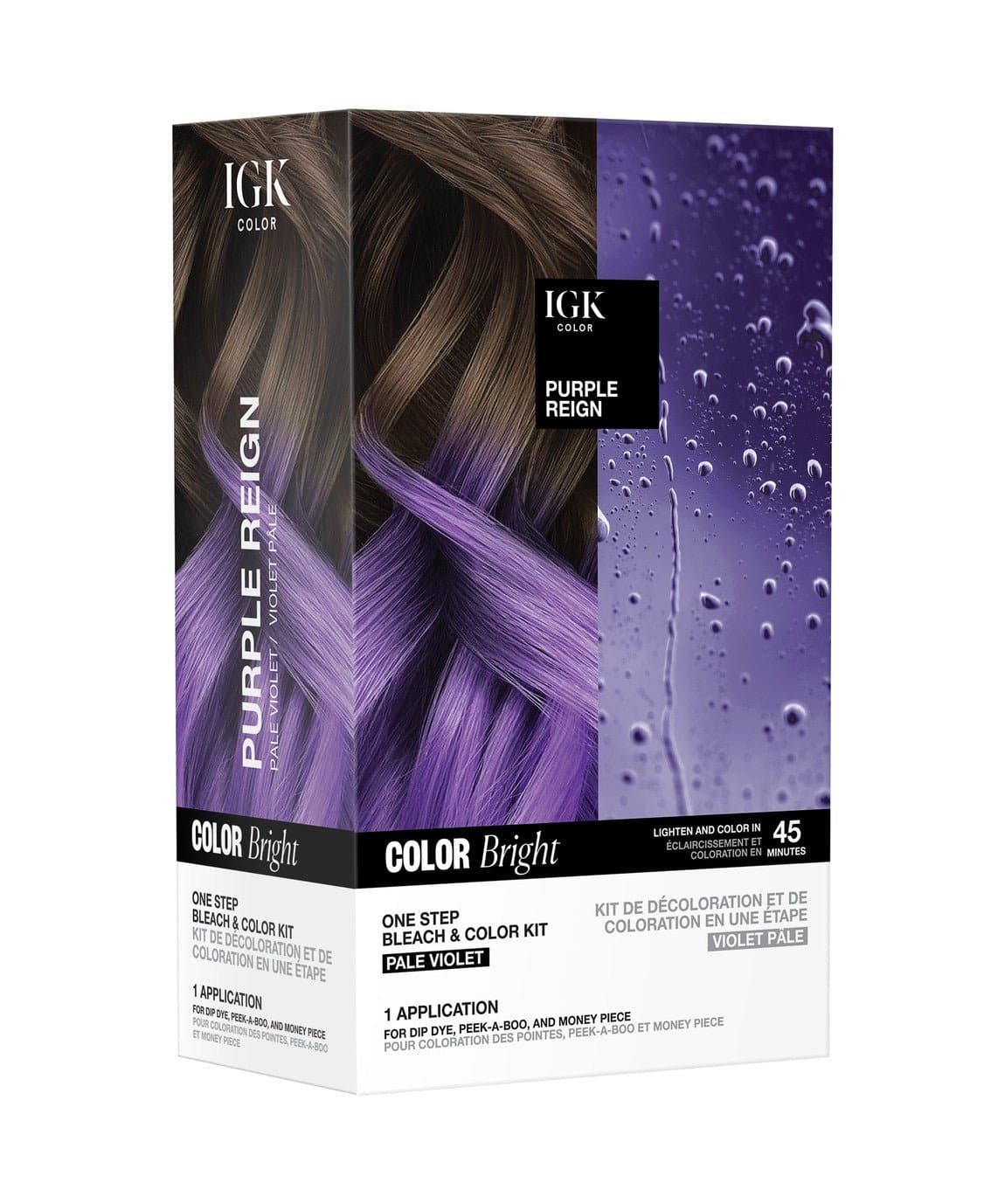 One Step Bleach & Color Kit for Vibrant Hair - At-Home Salon Quality Hair Dye with Easy Application for DIY Hair Coloring