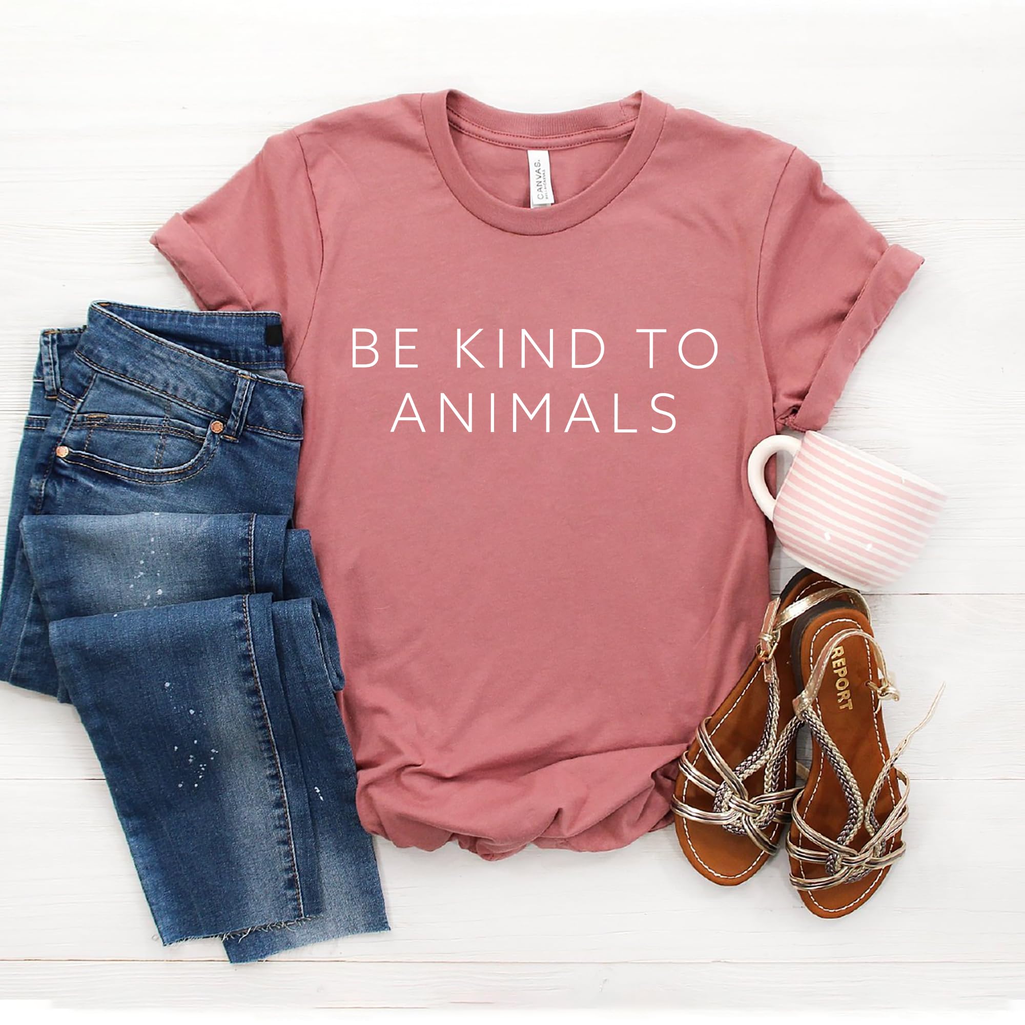 Animal Rescue T-Shirt - Be Kind to Animals Shirt for Men & Women - Soft Cotton Unisex Tee for Animal Lovers - Support Animal Rights with Comfort - Perfect for Pet Adoption Events & Wildlife Conservation Activities