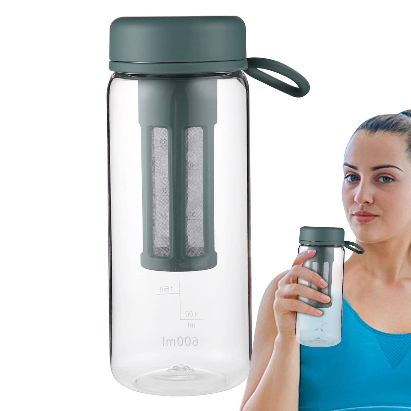 Premium Cold Brew Coffee Maker with Glass Pitcher - 2.76 x 7.28 Inch Iced Coffee & Tea Brewer - Heavy Duty Primula Burke Deluxe for Home, Office & Outdoor Use