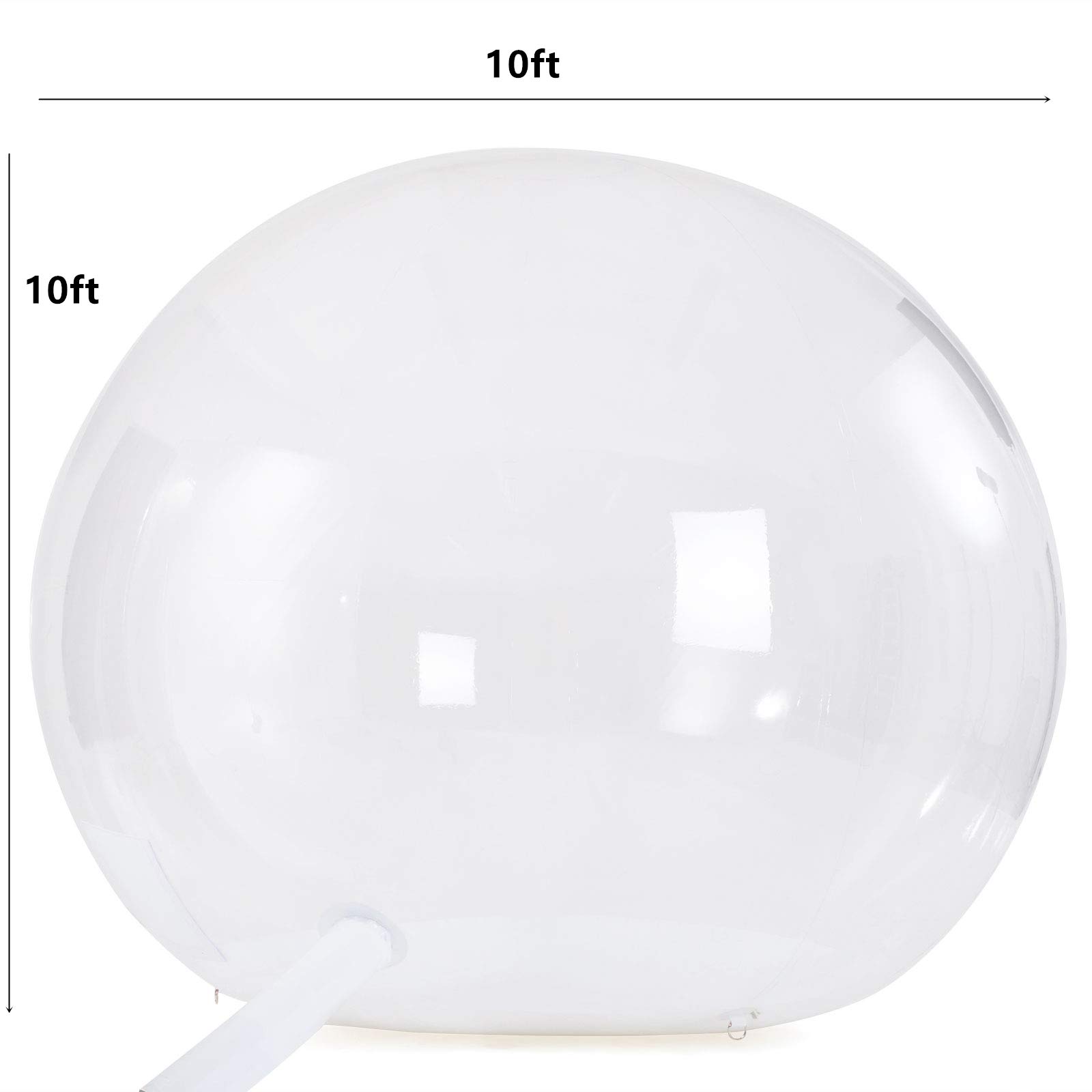 Inflatable Bubble Camping Tent 10ft - Clear Dome Outdoor Cabin with Air Blower | Commercial Grade DIY Family Camping Tent for Backyard, Stargazing & Glamping Adventures