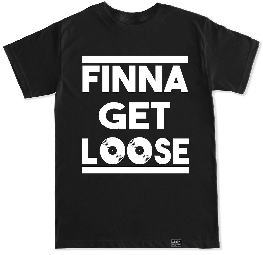 FTD Apparel Men's 'Finna Get Loose' Graphic T-Shirt - Casual Comfort Fit Cotton Tee for Everyday Wear, Gym, and Street Style