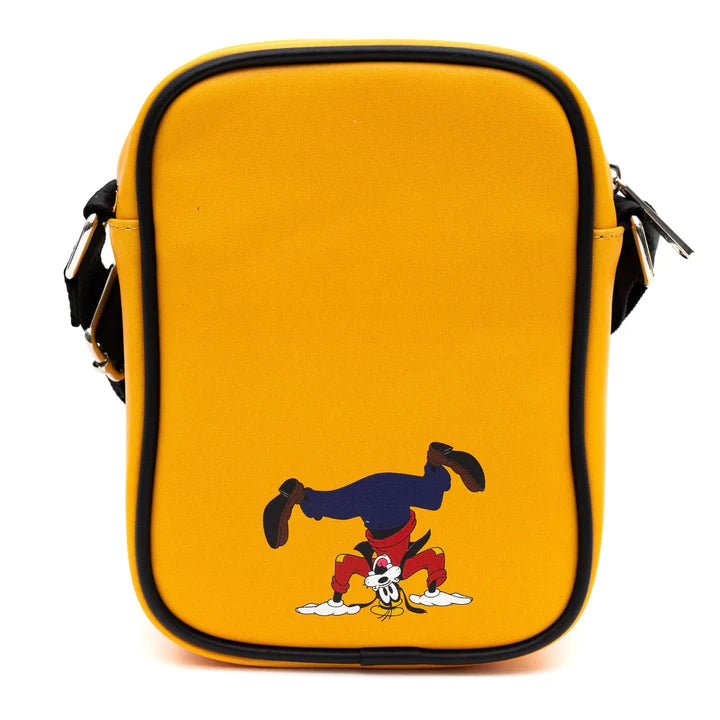 Disney Classic Goofy Deluxe Crossbody Bag with ID Card Holder - Stylish & Functional for Theme Parks, Travel & Everyday Use