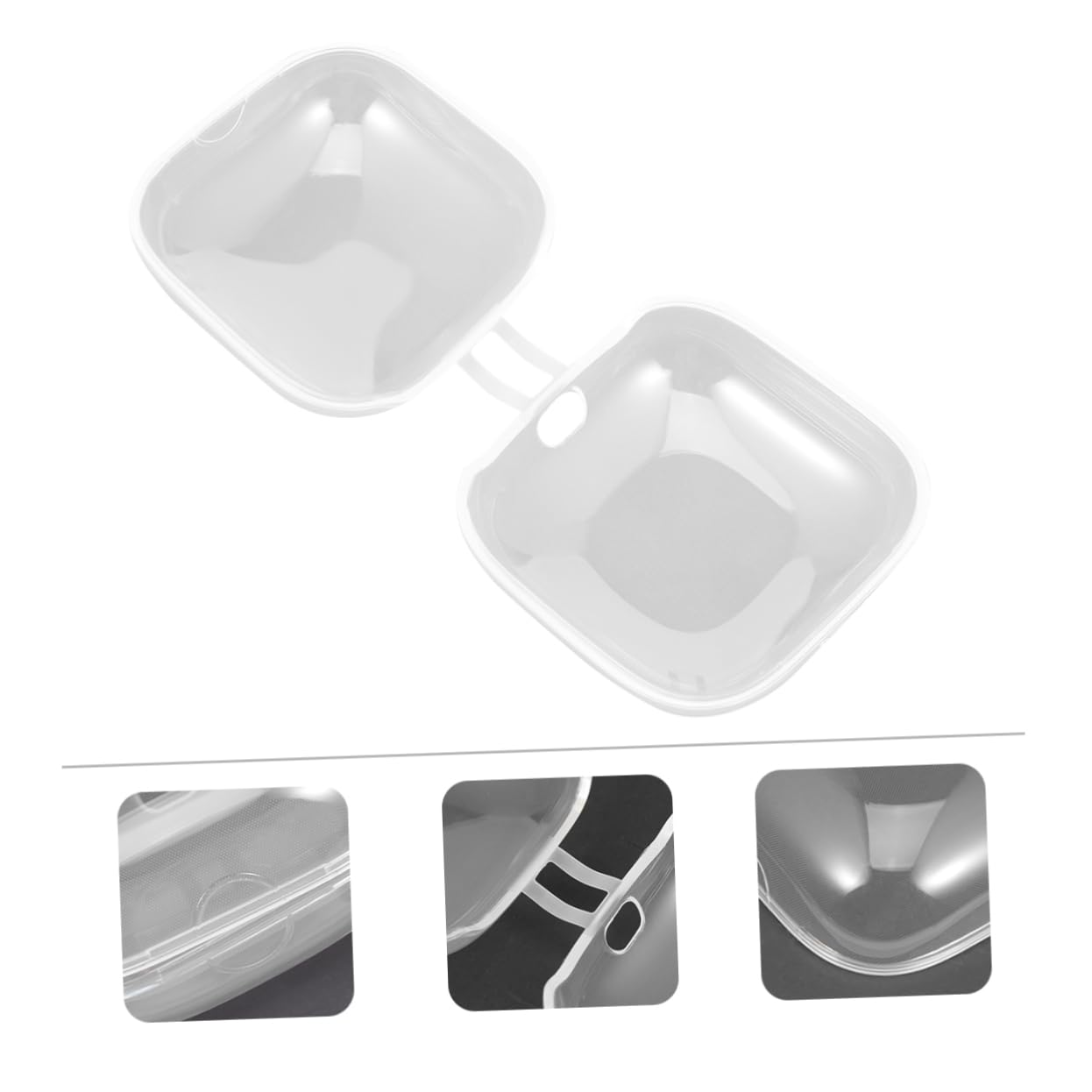 Mikikit 2 Headphone Hard Travel Case - Lightweight Durable Storage Pouch for Earphones - Scratch-Resistant Protective Cover for AirPods, Beats, Sony Headphones - Perfect for Travel, Gym & Daily Organization