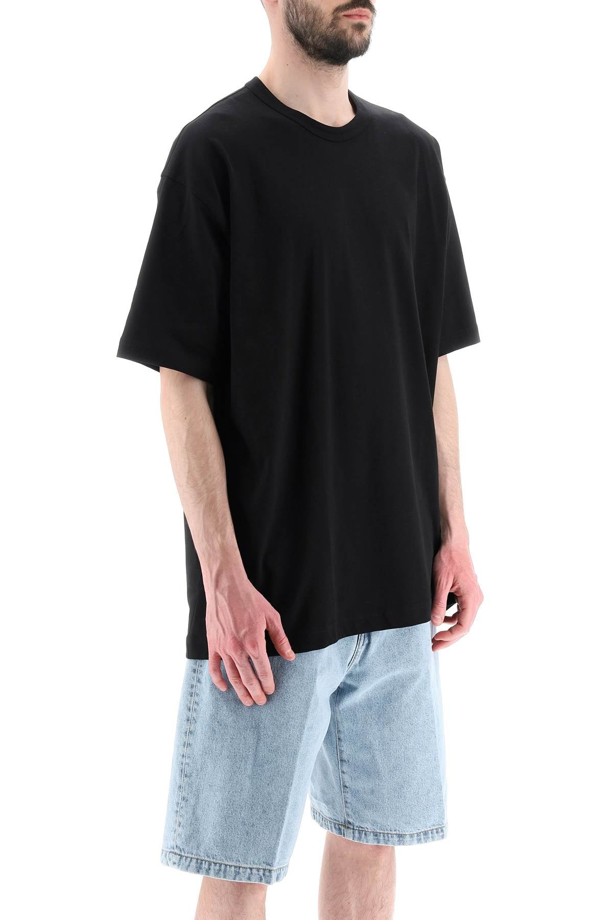 Comme des Garcons Oversized T-Shirt with Micro Logo - Stylish Streetwear for Men & Women - Perfect for Casual Outfits, Layering, and Everyday Wear