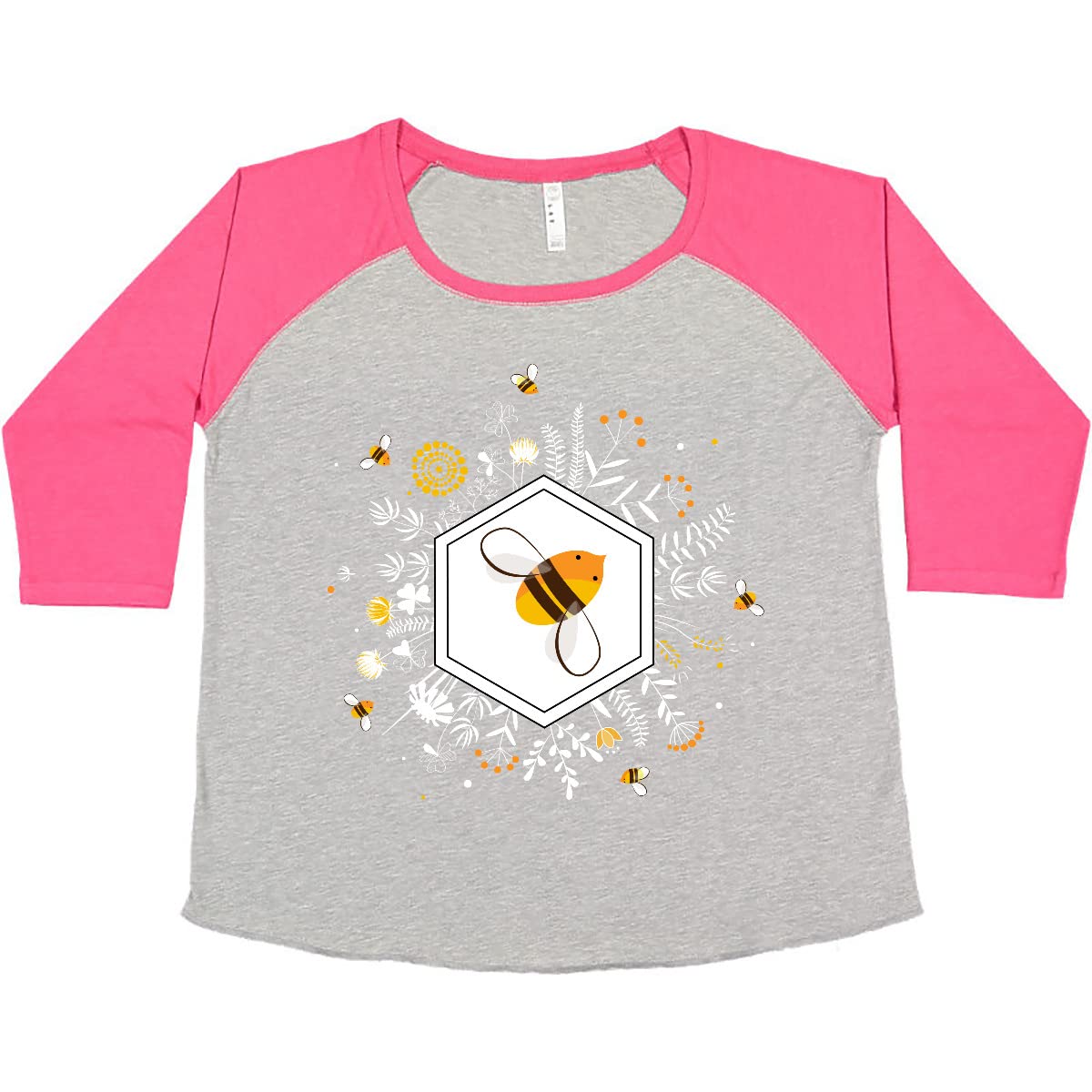Inktastic Honey Bee Beekeeper Women's Plus Size T-Shirt - Soft Cotton Beekeeping Tee for Women, Cute Bee Lover Gift, Perfect for Gardening, Beekeeping & Outdoor Activities