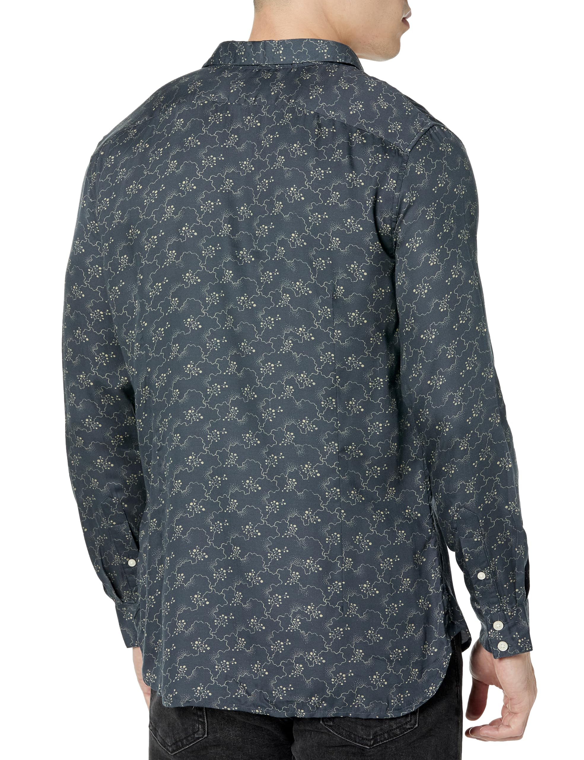 John Varvatos Men's Ross Button-Down Shirt - Casual & Formal Slim Fit Dress Shirt for Work, Date Night & Business Events