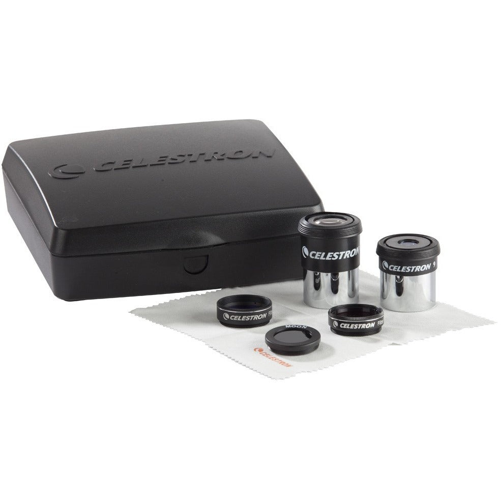 PowerSeeker Telescope Accessory Kit - 1.25 Inch Eyepieces, Filters & Astronomy Tools for Stargazing & Celestial Observation - Perfect for Beginners & Amateur Astronomers