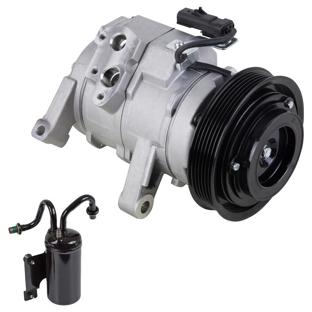 New AC Compressor & A/C Drier for Dodge Ram 2004 2005 2006 2007 - BuyAutoParts 61-99038R2 | Perfect for Summer Cooling & Auto AC System Repair