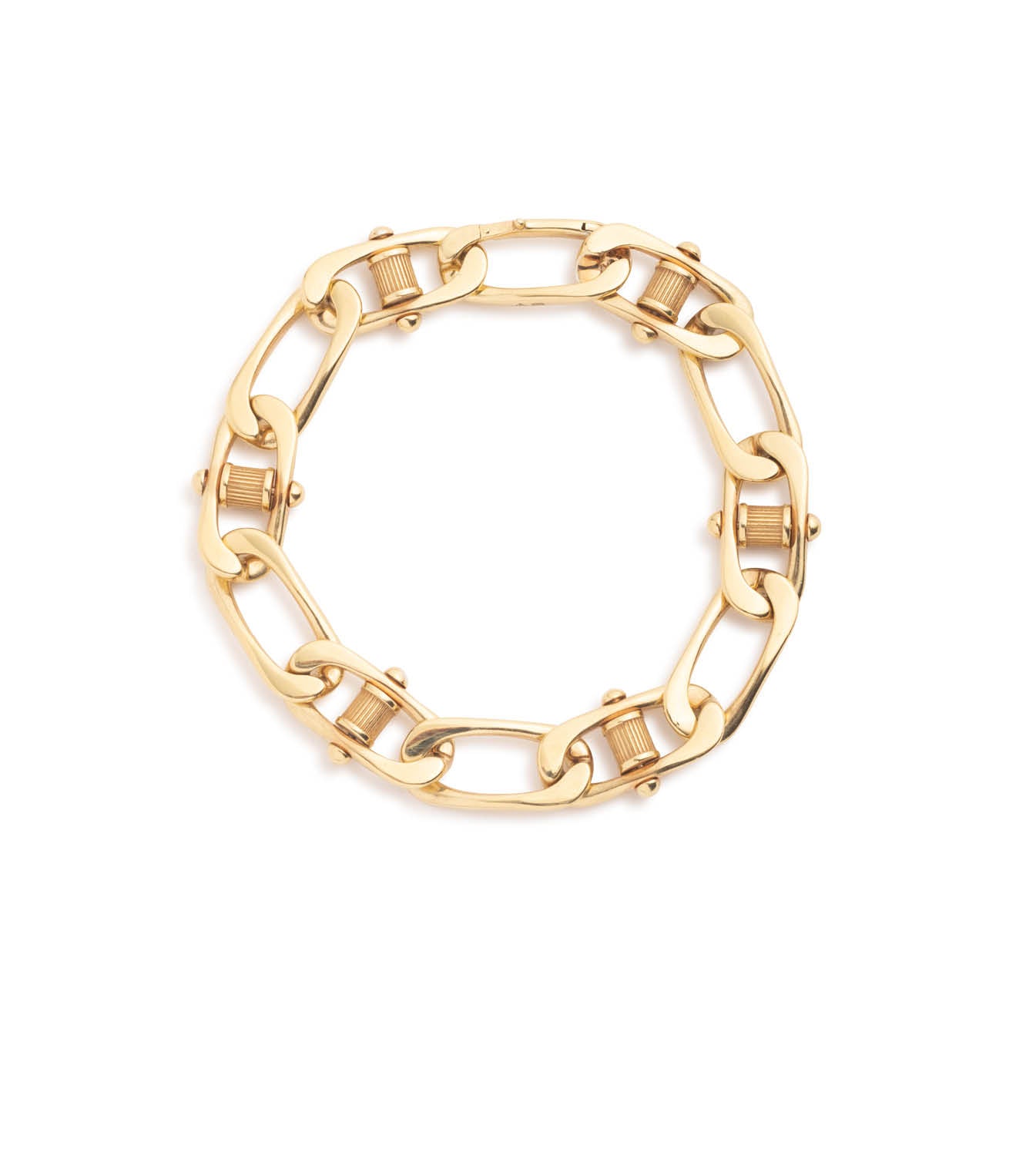 Lovestruck Pierced Curb Chain Bracelet - Trendy Stainless Steel Jewelry for Women | Perfect for Date Night, Parties & Everyday Wear