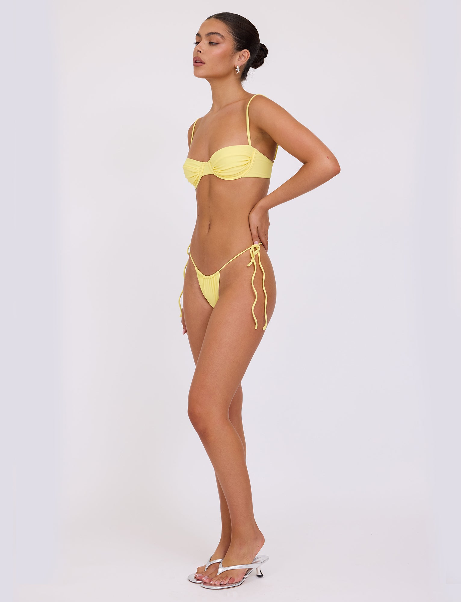 KHESSA BIKINI TOP - Yellow Lemon Color | Women's Swimwear | Perfect for Beach, Pool & Summer Vacations