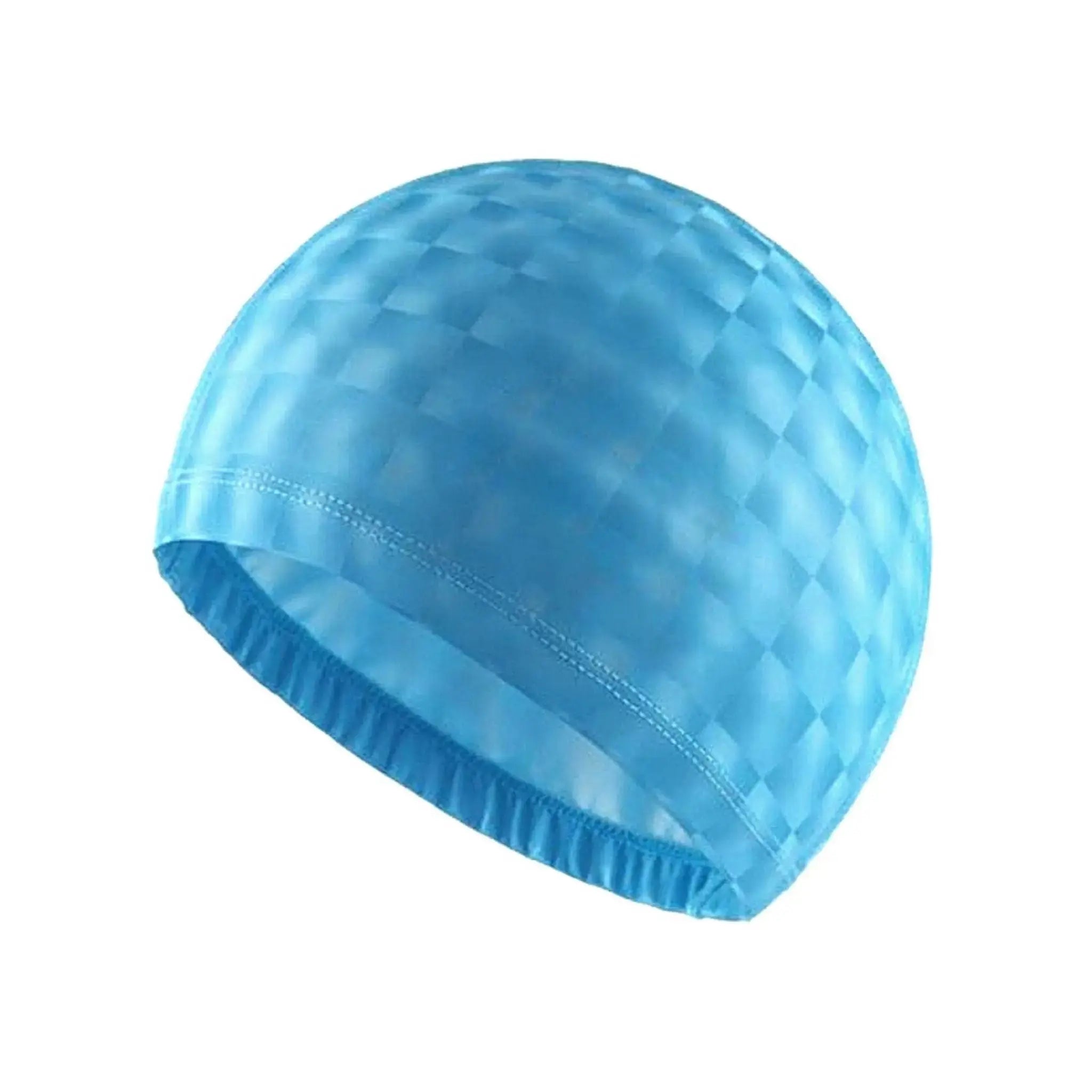 Premium Unisex PU Fabric Swimming Cap - One Size Fits All for Pool, Beach & Competitive Swimming
