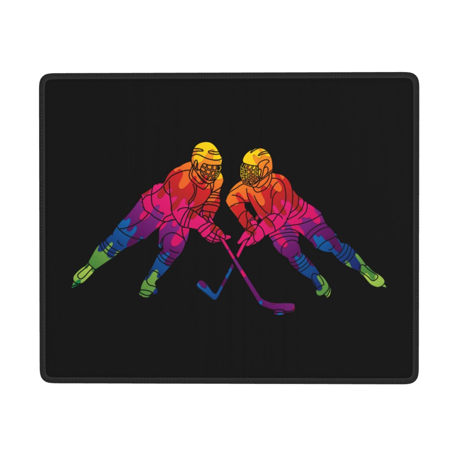 SIYTUAU Waterproof Non-Slip Rubber Mouse Pad for Ice Hockey Players - 7x9 Inch Gaming & Office Mousepad for Laptop & PC - Perfect for Hockey Fans, Gamers & Office Work