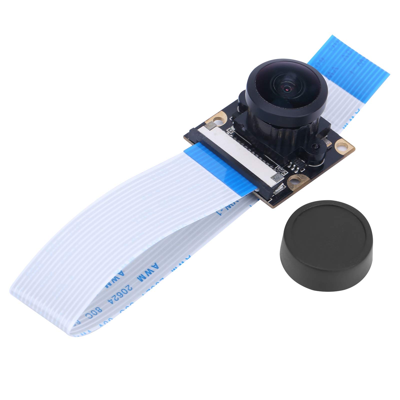 Raspberry Pi Camera Module 5MP HD 1509B-222 V11 with 222° Wide Angle & 0.76mm Manual Focus Lens - Perfect for DIY Projects, Home Security, and Raspberry Pi Photography