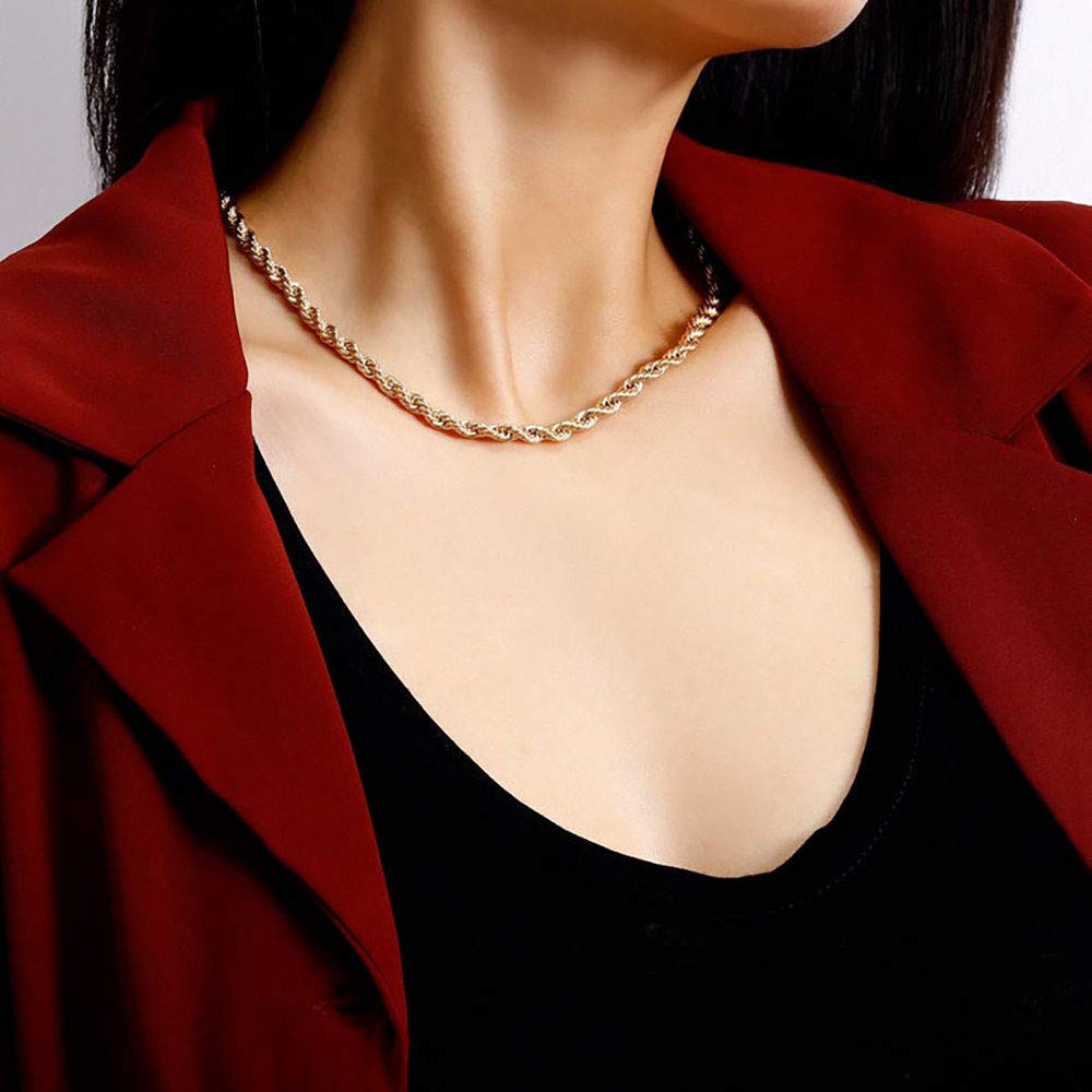 14K Gold Plated Women's Layered Necklace Set - Dainty Coin Pendant, Herringbone & Snake Chain Choker - Elegant Jewelry Gift for Her | Perfect for Date Nights, Office Wear & Special Occasions
