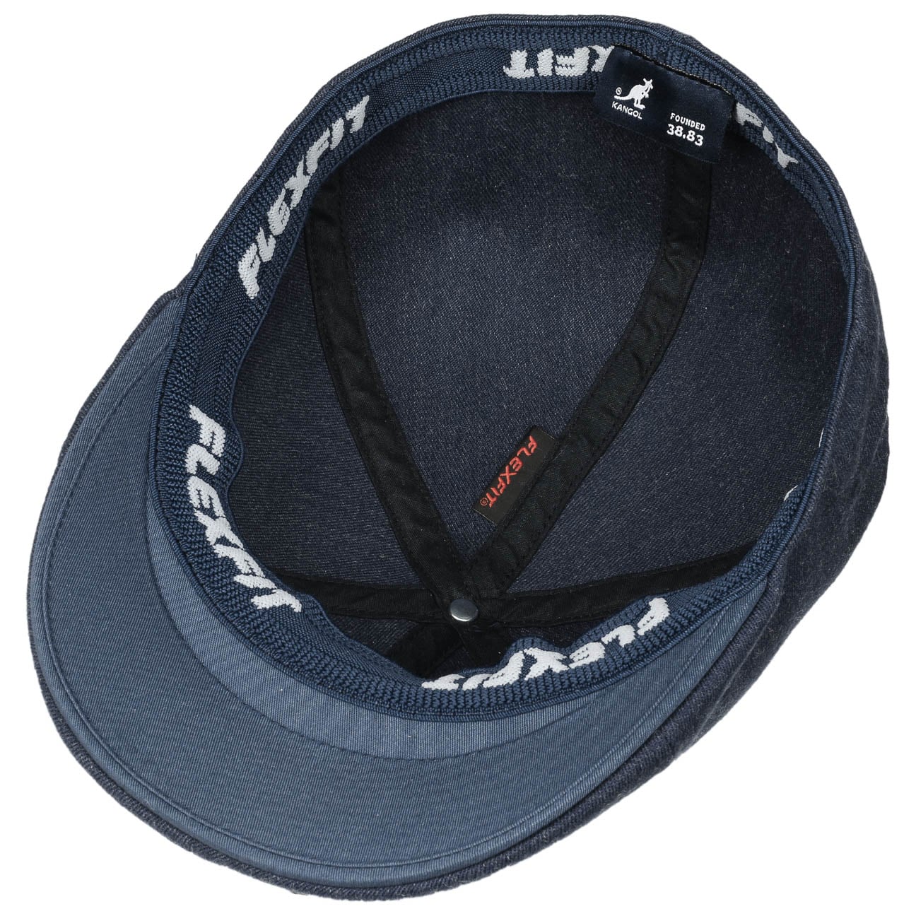 Kangol 504 Flexfit Flat Cap - Adjustable Cotton Baseball Hat for Men & Women | Perfect for Casual Wear, Outdoor Activities & Sports