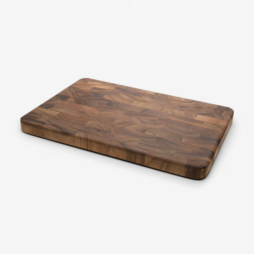 Premium Fox Run Charleston End Grain Wood Cutting Board - Durable Chopping Block for Kitchen, Butchering & Serving - Perfect for Home Chefs & Professional Kitchens