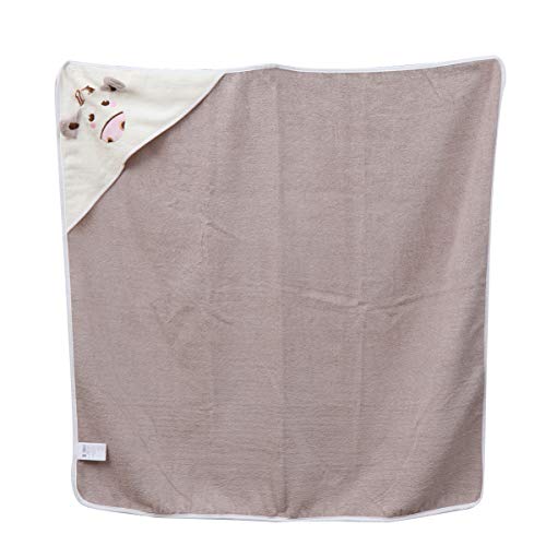 TOYANDONA Ultra Soft Baby Hooded Bath Towel with Cow Ears - High Absorbent Hooded Towel for Newborns, Infants, Boys & Girls - Perfect for Bath Time, Swimming & After-Spa Wrap