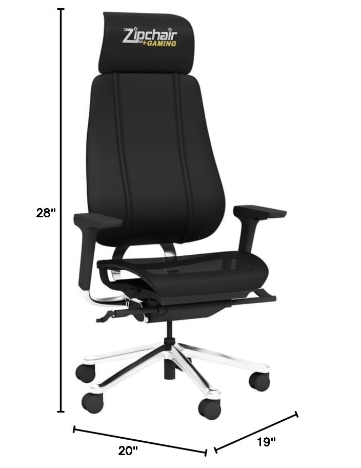 PhantomX Black Mesh Gaming Chair with St Josephs Hawks Embroidered Logo - Ergonomic Office & Esports Chair for PC Gaming, Streaming, and Home Office Setup