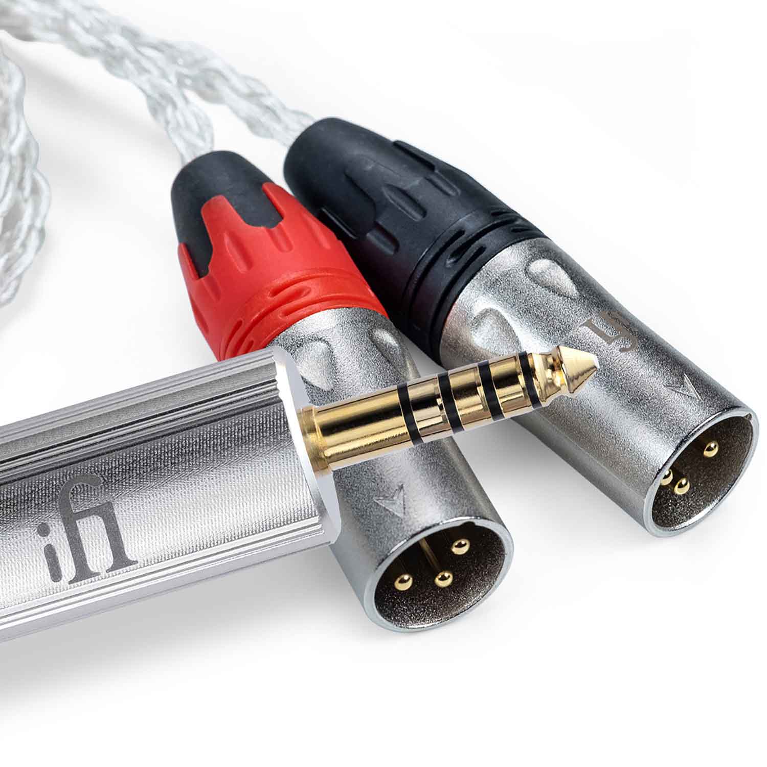 iFi Audio 4.4mm to XLR Balanced Cable - High-Quality Audio Interconnect for Professional Studio Equipment & Hi-Fi Systems - Perfect for DACs, Amplifiers, and Headphone Setups