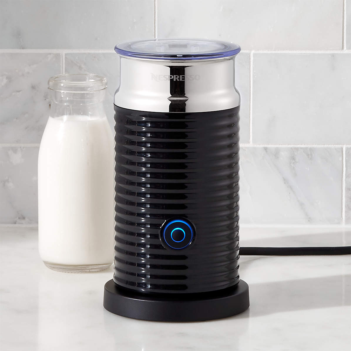 Nespresso Aeroccino Milk Frother - Electric Milk Frother for Coffee, Latte & Cappuccino - Perfect for Home & Office Use