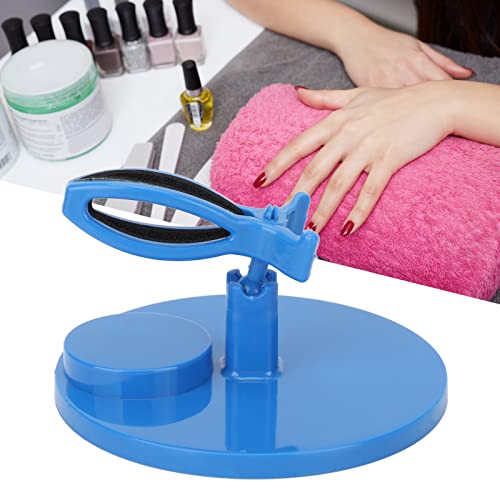 Grip and Tip Nail Polish Bottle Holder - Anti-Spill Nail Art Accessory for DIY Manicures (Blue) | Perfect for Home Salon, Professional Nail Tech & Travel