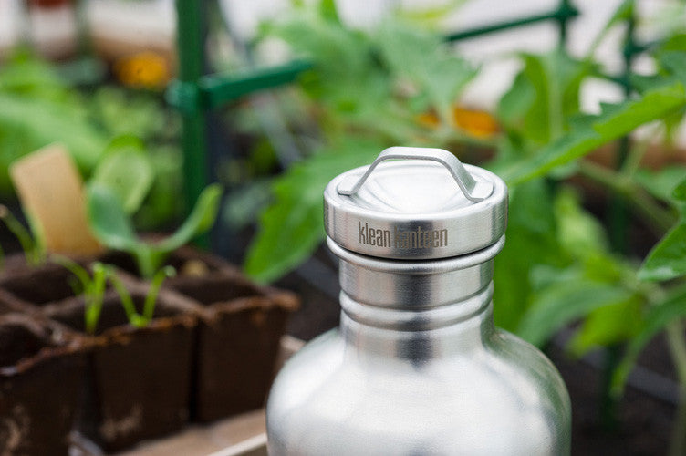 Klean Kanteen Stainless Steel Water Bottle with Loop Cap - Leak Proof & Eco Friendly for Hiking, Gym & Outdoor Adventures