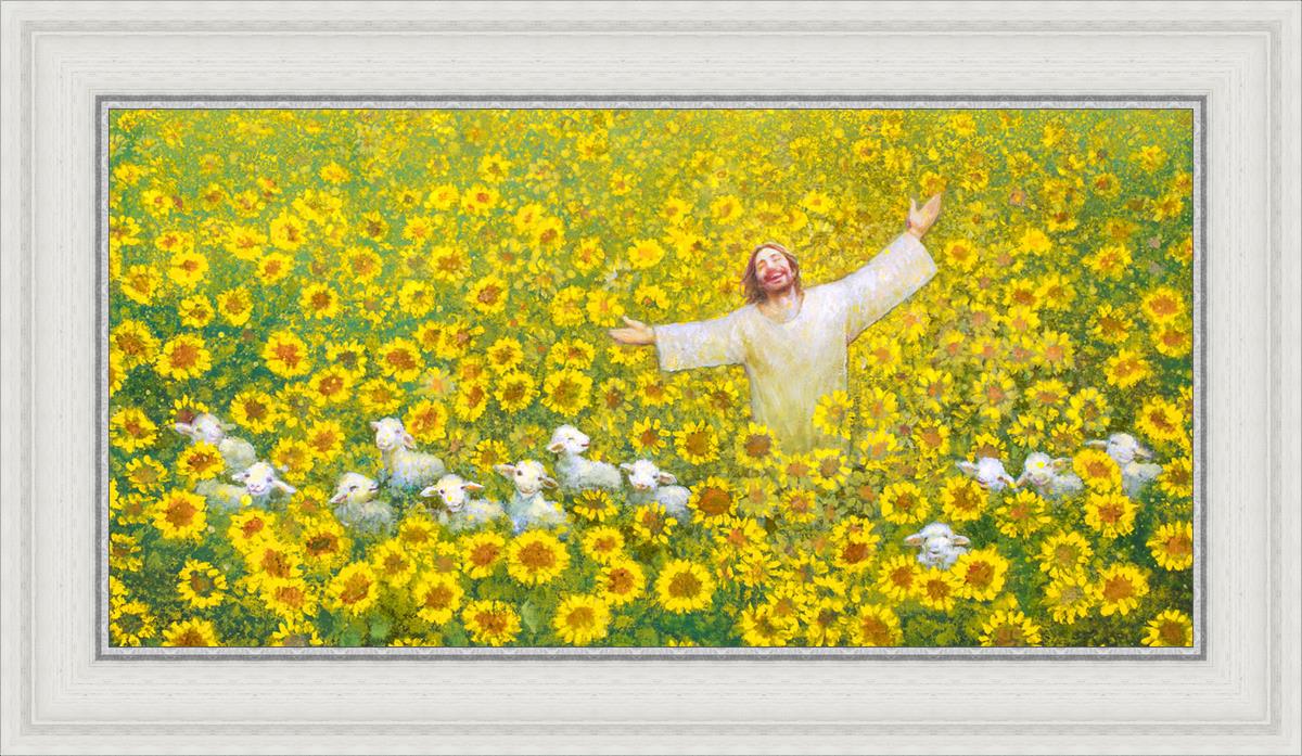 Be Glad and Rejoice - Inspirational Christian Wall Art Decor for Home & Office | Perfect for Living Room, Bedroom, Church Gift & Faith-Based Encouragement