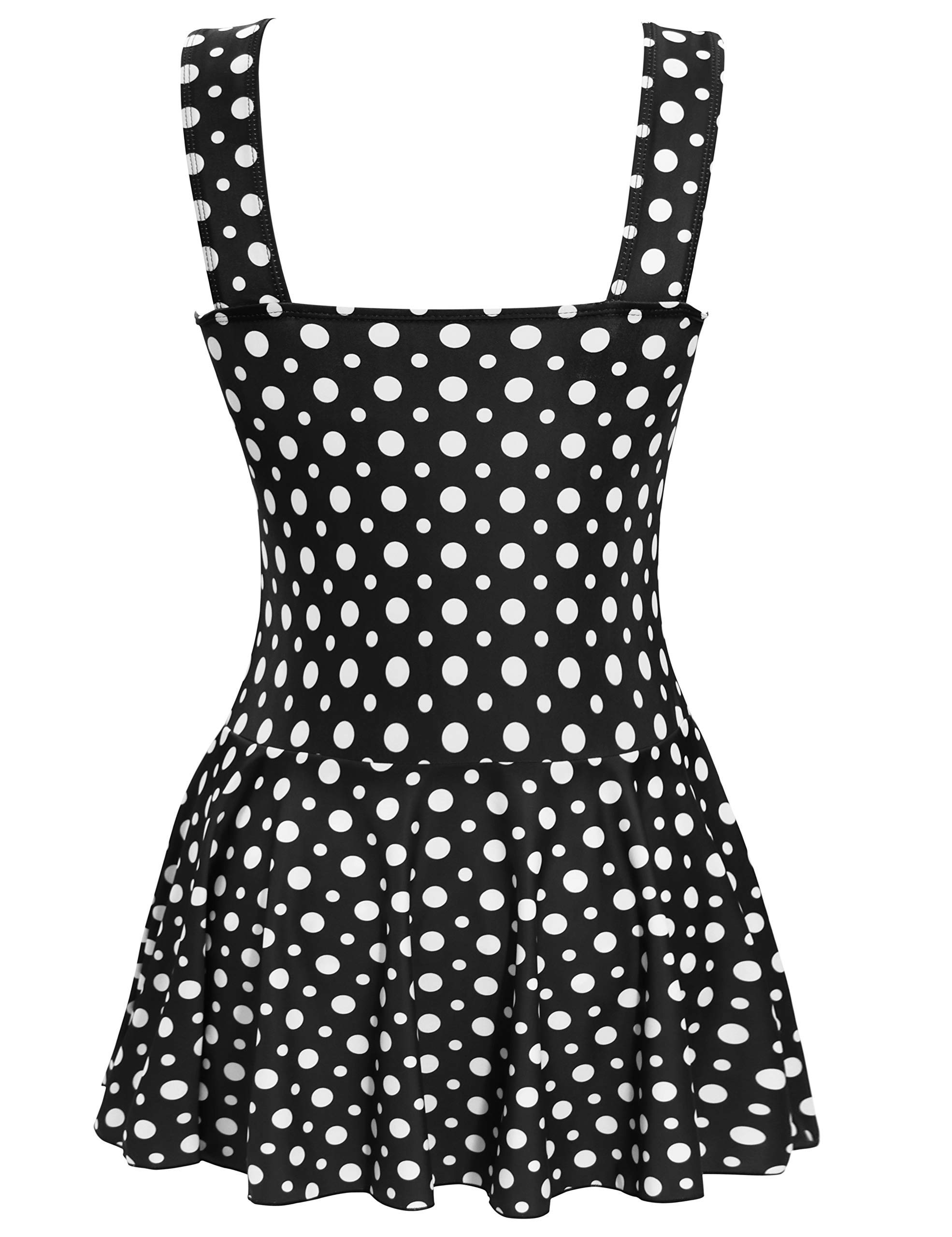 **AONTUS Plus Size One Piece Swimsuits for Women - Tummy Control Bathing Suit with Boy Shorts - Perfect for Beach, Pool & Summer Vacations**