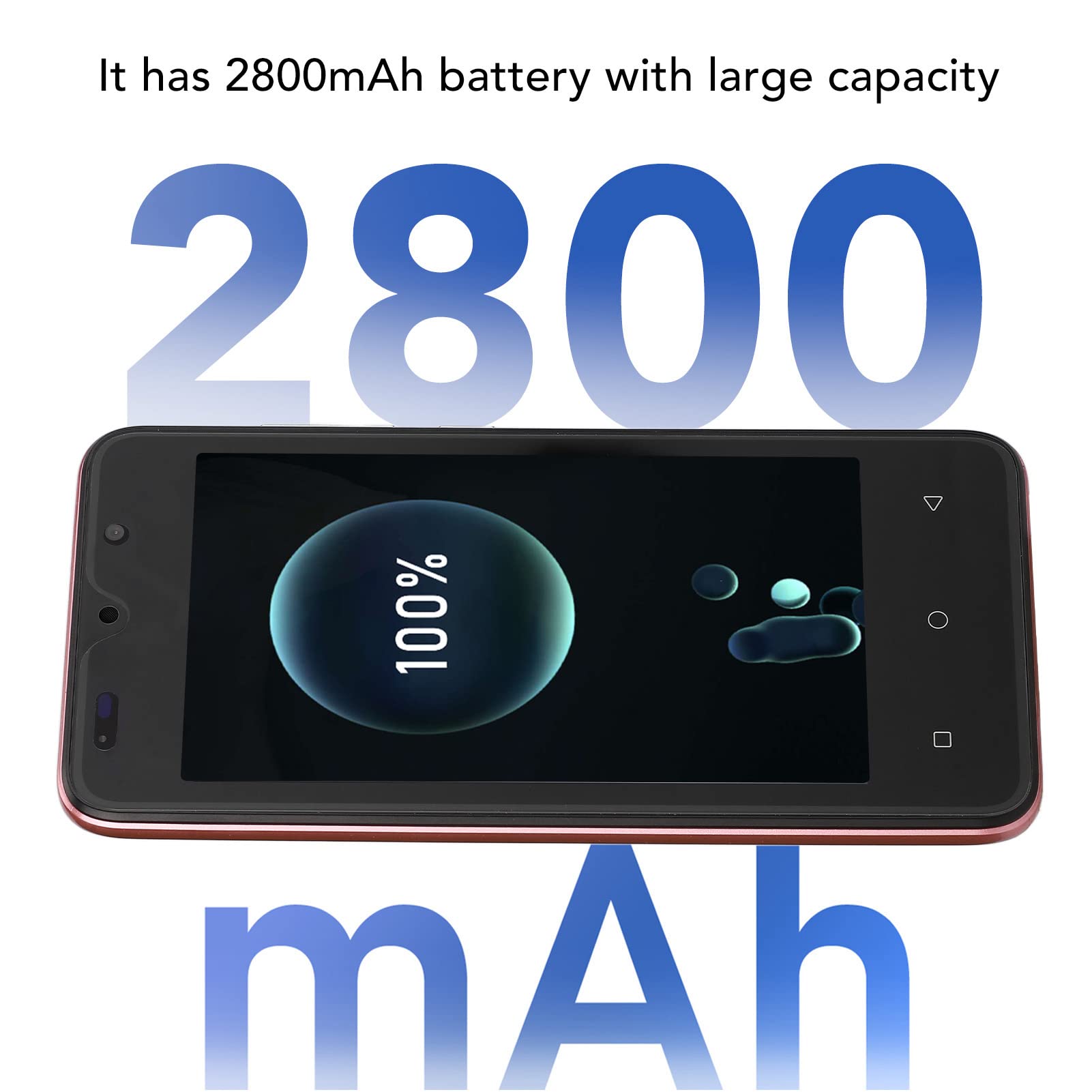 Cuifati Unlocked Smartphone - 4.66 Inch HD Screen Android Phone with 2100mAh Battery, 1GB RAM 8GB ROM, Dual SIM GSM International Model (Rose Gold) - Perfect for Travel, Business & Everyday Use