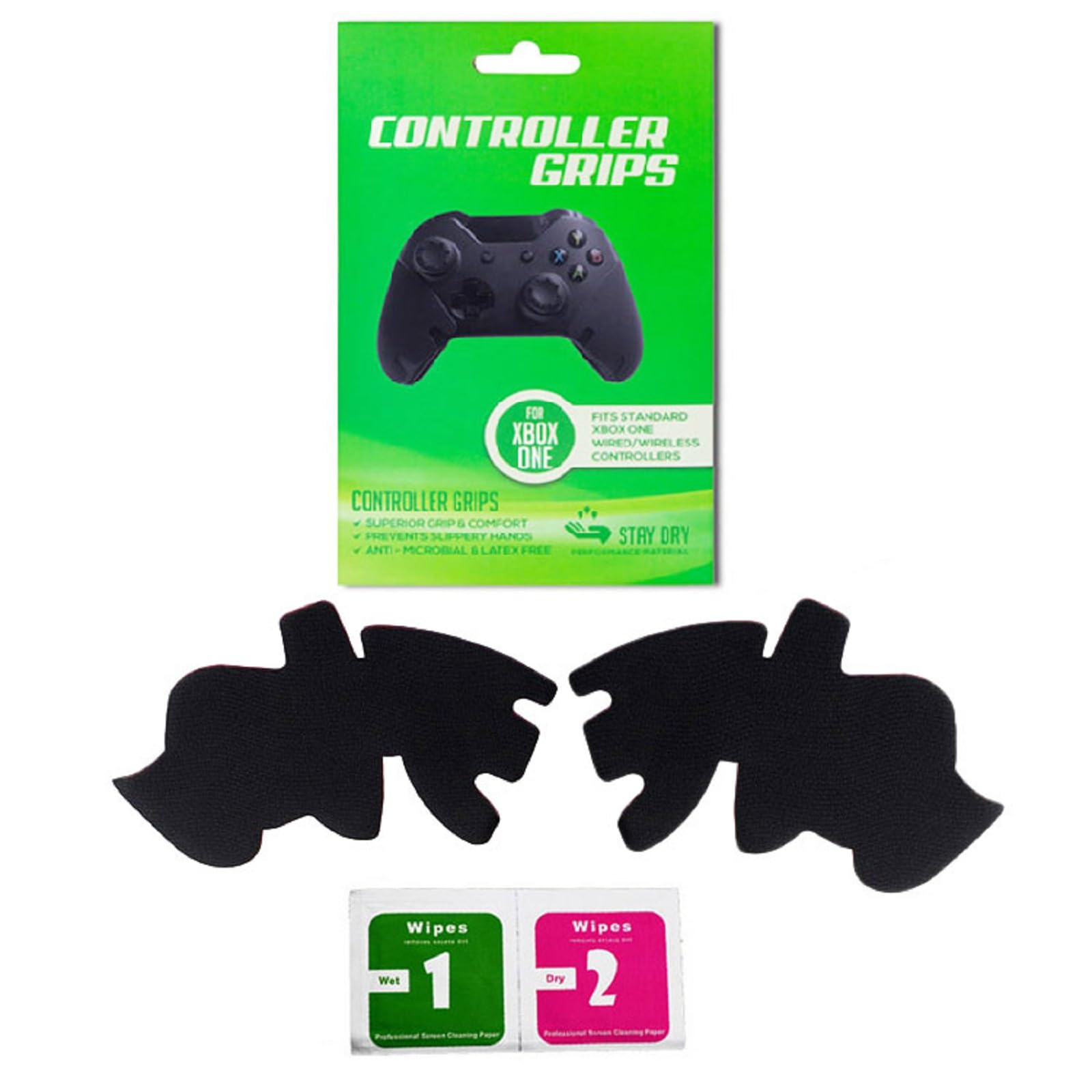 Xbox One Controller Grip - 1 Pair Non-Slip Silicone Cover for Enhanced Gaming Comfort | Perfect for Long Gaming Sessions & Competitive Play (Black)
