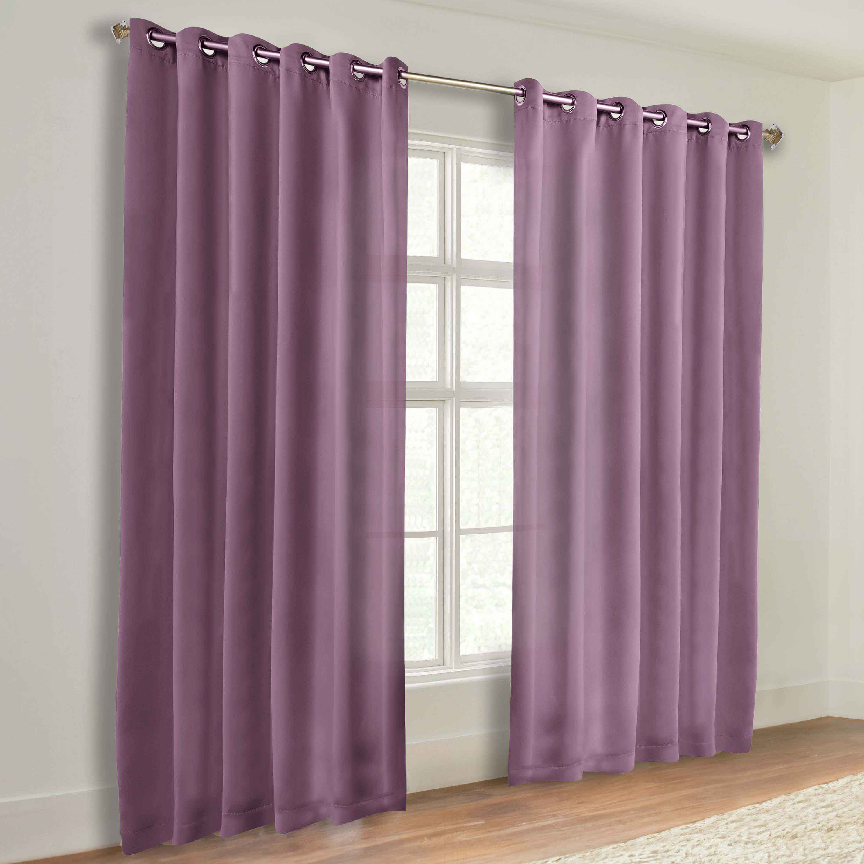 Blackout Curtains Set of 2 - Machine Washable, Room Darkening, Noise Reducing & Thermal Insulated for Bedroom, Nursery & Home Theater