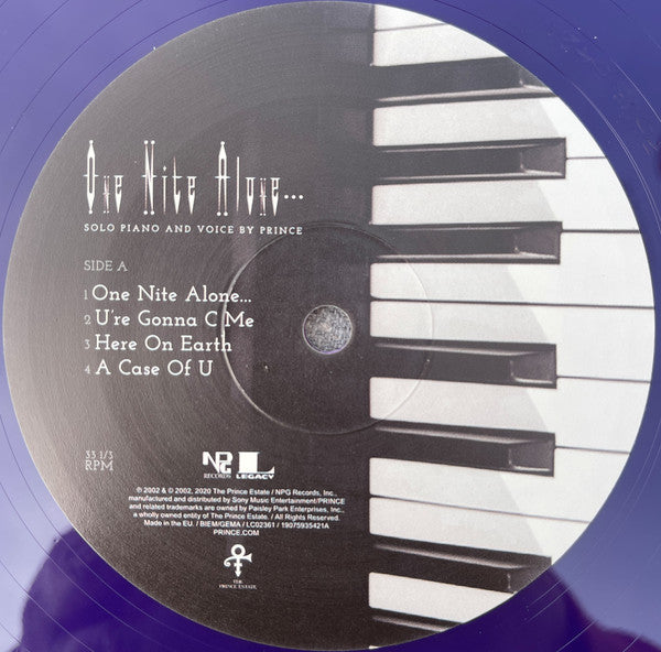 Prince - One Nite Alone... (Limited Edition Reissue LP Album) - Near Mint (NM/M) Condition - Perfect for Vinyl Collectors & Music Enthusiasts