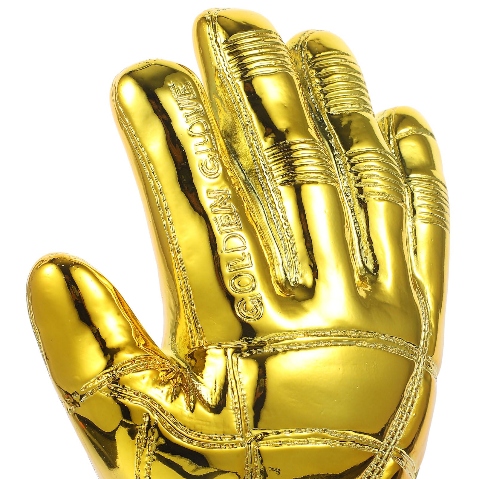 Gold Plated Goalkeeper Trophy Cup with Resin Base - Soccer Goalie Gloves Design for Awards, Prizes & Tournaments | Perfect for Soccer Matches, Sports Banquets & Championship Celebrations